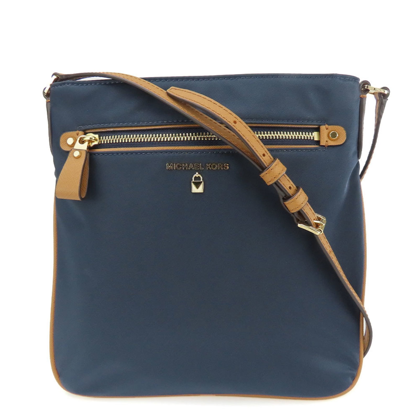Michael Kors Shoulder Bag Nylon Leather: Michael Kors Shoulder Bag Nylon Leather The Michael Kors Shoulder Bag Nylon Leather is a stylish and functional accessory, featuring a combination of nylon and leather materials in a classic brown