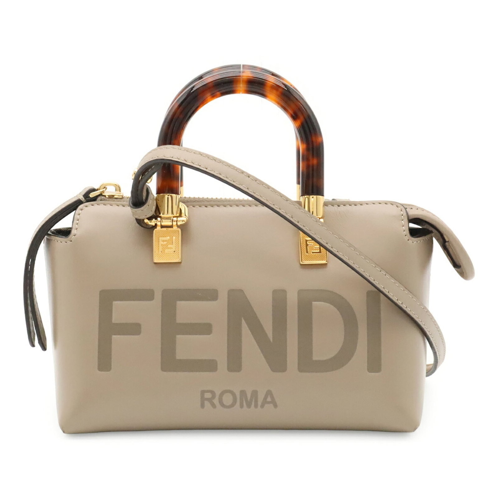 Handbag Leather Pochette Fendi Shoulder Bag: Handbag Leather Pochette Fendi Shoulder Bag Grayish leather Fendi pochette shoulder bag with a sophisticated design, measuring 11.5cm x 17.5cm x 8.5cm. This stylish accessory features a classic