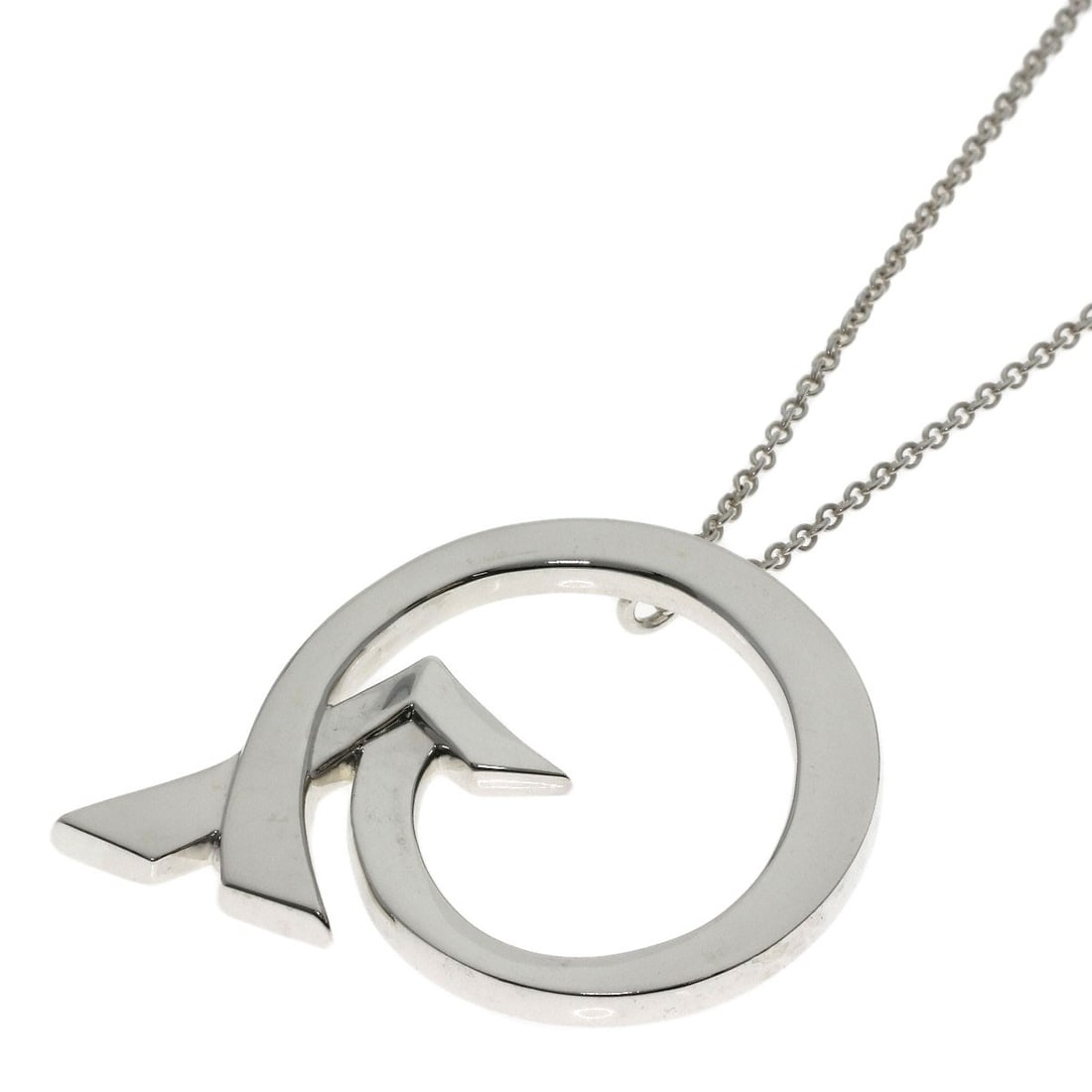 Love Kiss Arrow Large Paloma Picasso Necklace Tiffany&Co.: Love Kiss Arrow Large Paloma Picasso Necklace Tiffany&Co. Large Paloma Picasso Necklace in Silver from Tiffany&Co. Features a striking design without a main stone, set in silver metal, and measuring