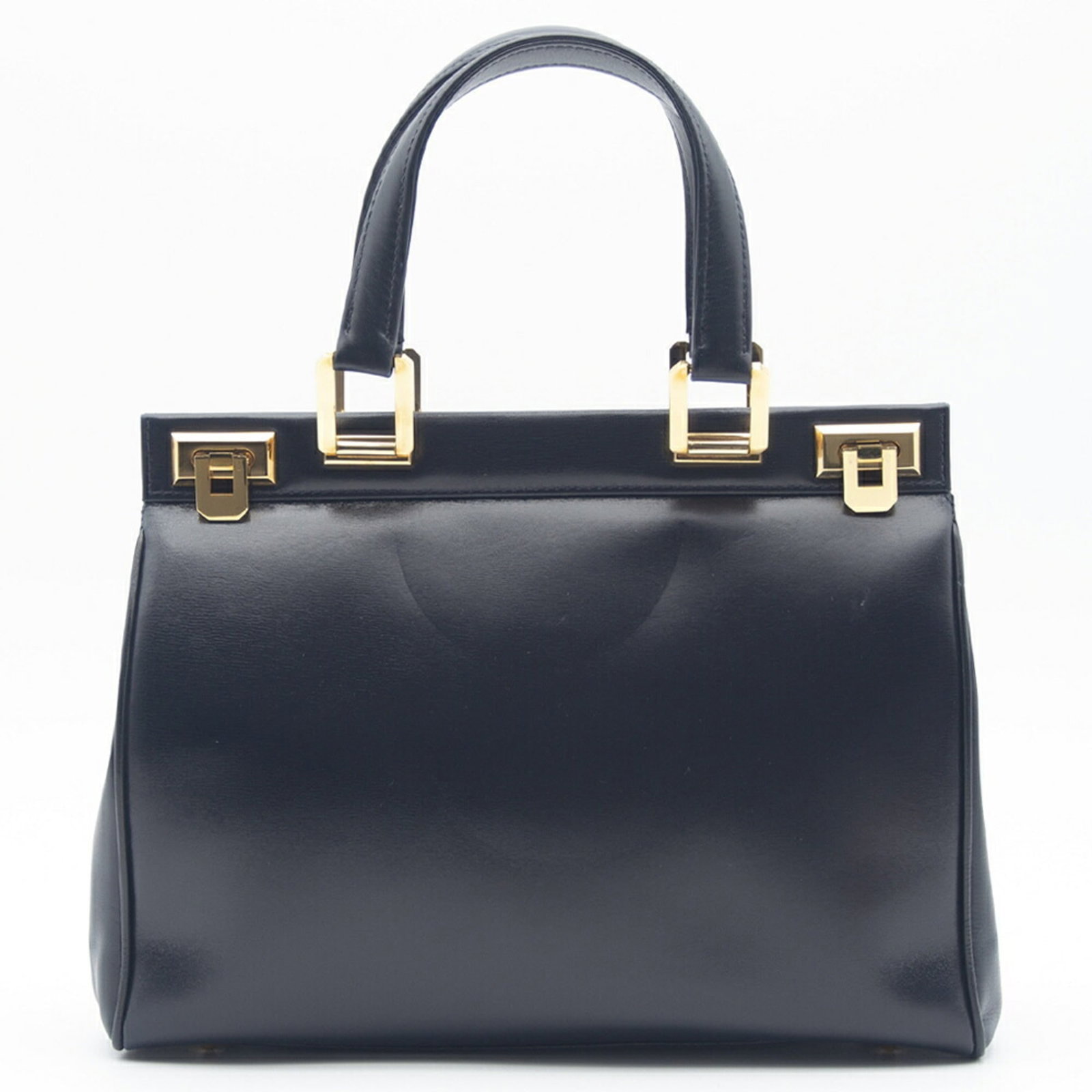 Gucci Tote Bag Leather: Gucci Tote Bag Leather Dark navy Gucci leather tote bag with precise measurements, offering a compact and stylish accessory. Made from high-quality leather, this bag features a classic design that