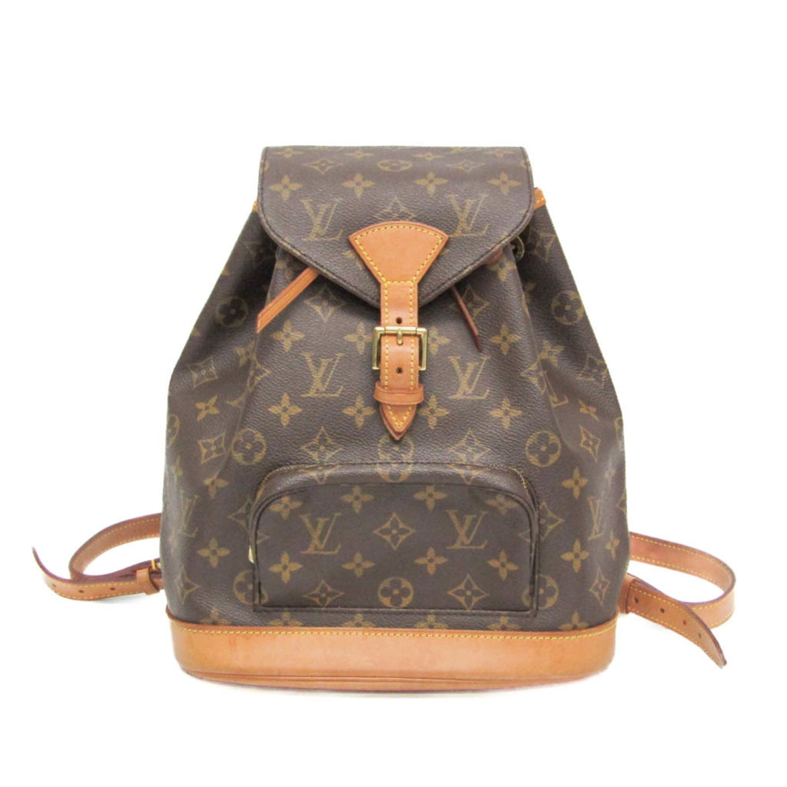 Vuitton Louis Monogram Backpack: Vuitton Louis Monogram Backpack The Louis Vuitton Montsouris MM Backpack boasts a timeless design with its iconic Monogram pattern, available in a classic monogram color. This stylish backpack