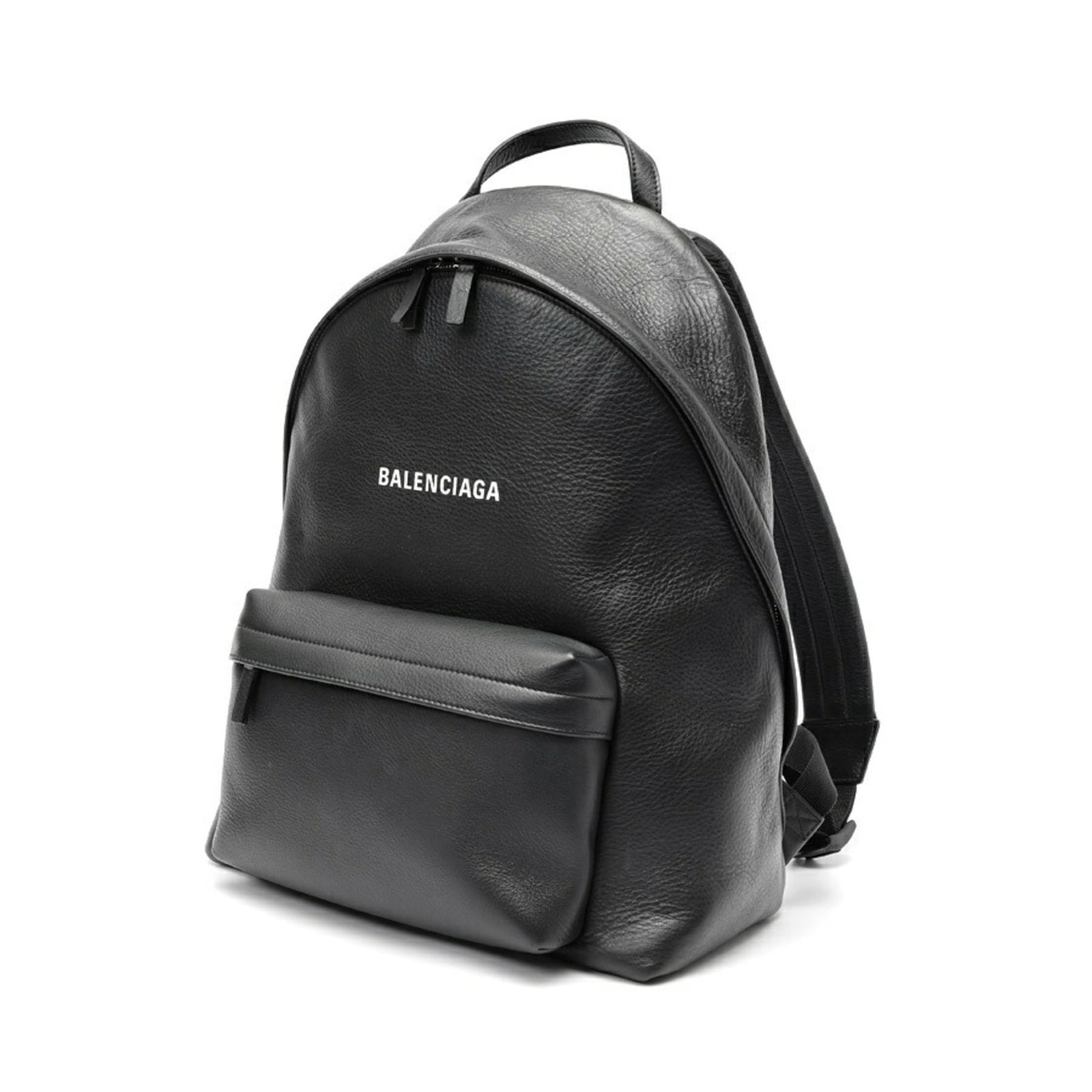 Leather Backpack Balenciaga: Leather Backpack Balenciaga Black leather Balenciaga backpack with dimensions 38cm x 30cm x 15cm. Made from high-quality leather, this stylish backpack features a classic design. Item Specifics: