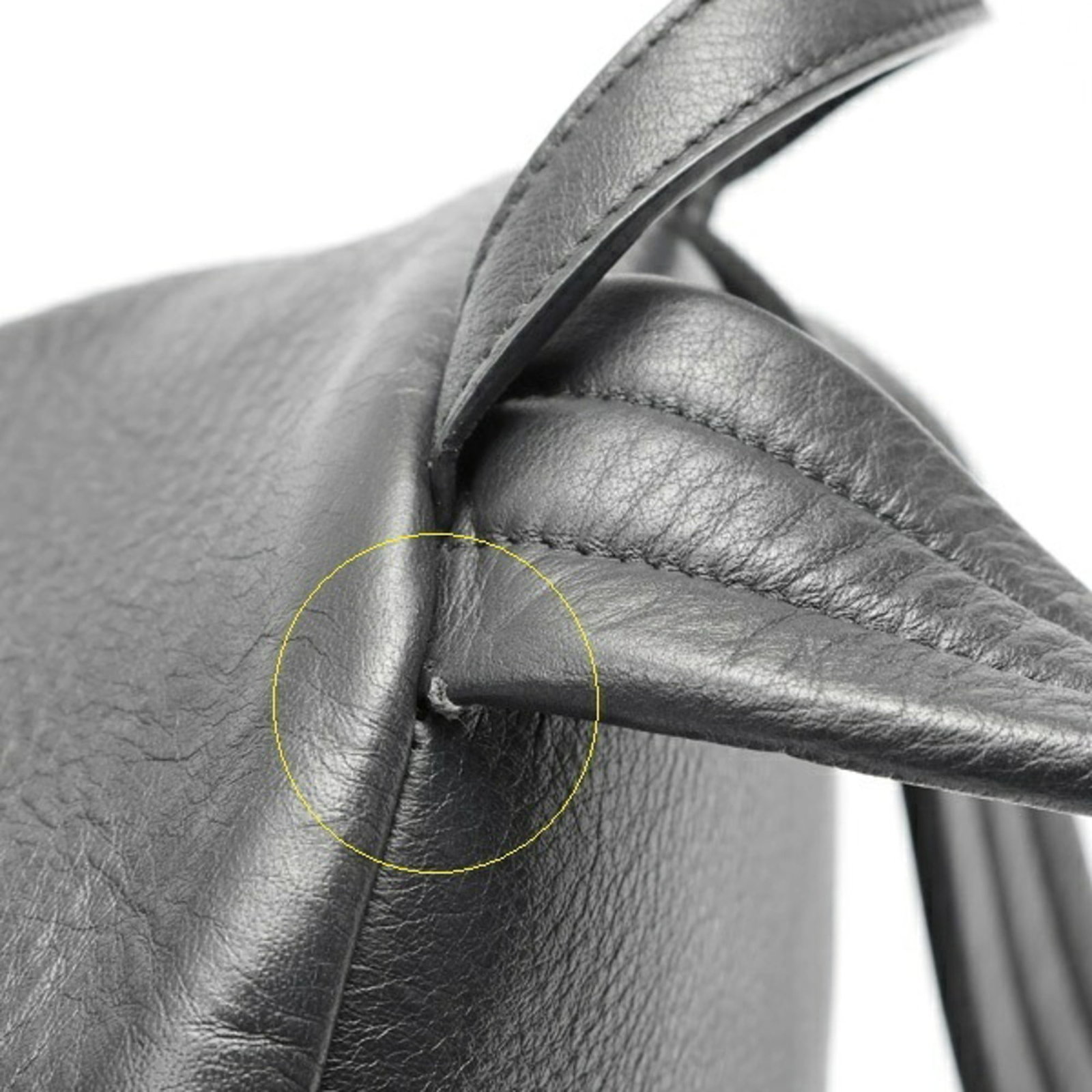 Leather Backpack Balenciaga - 6