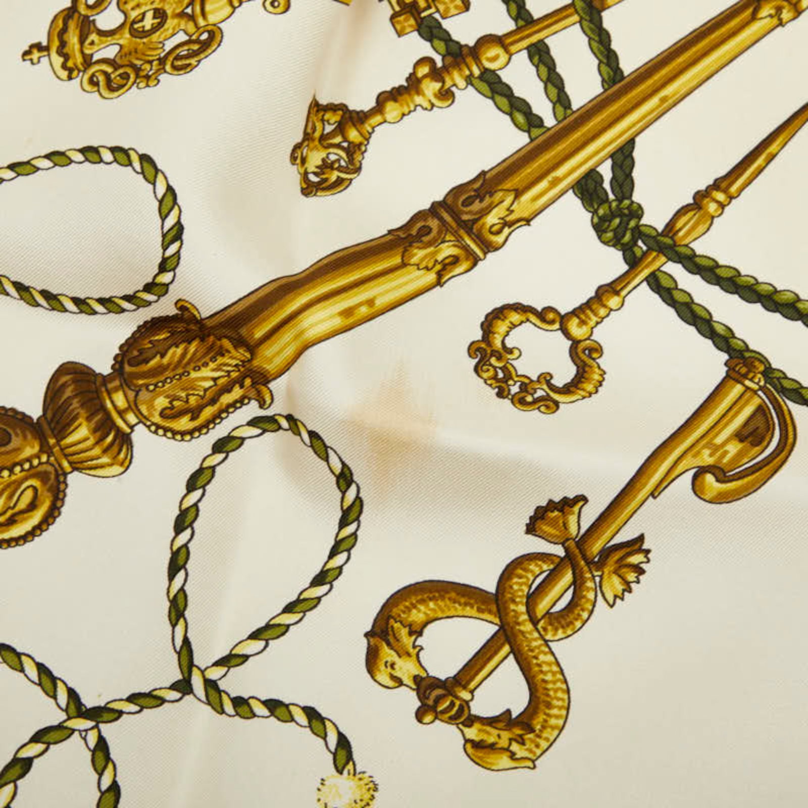 Silk Hermes Scarf - 4