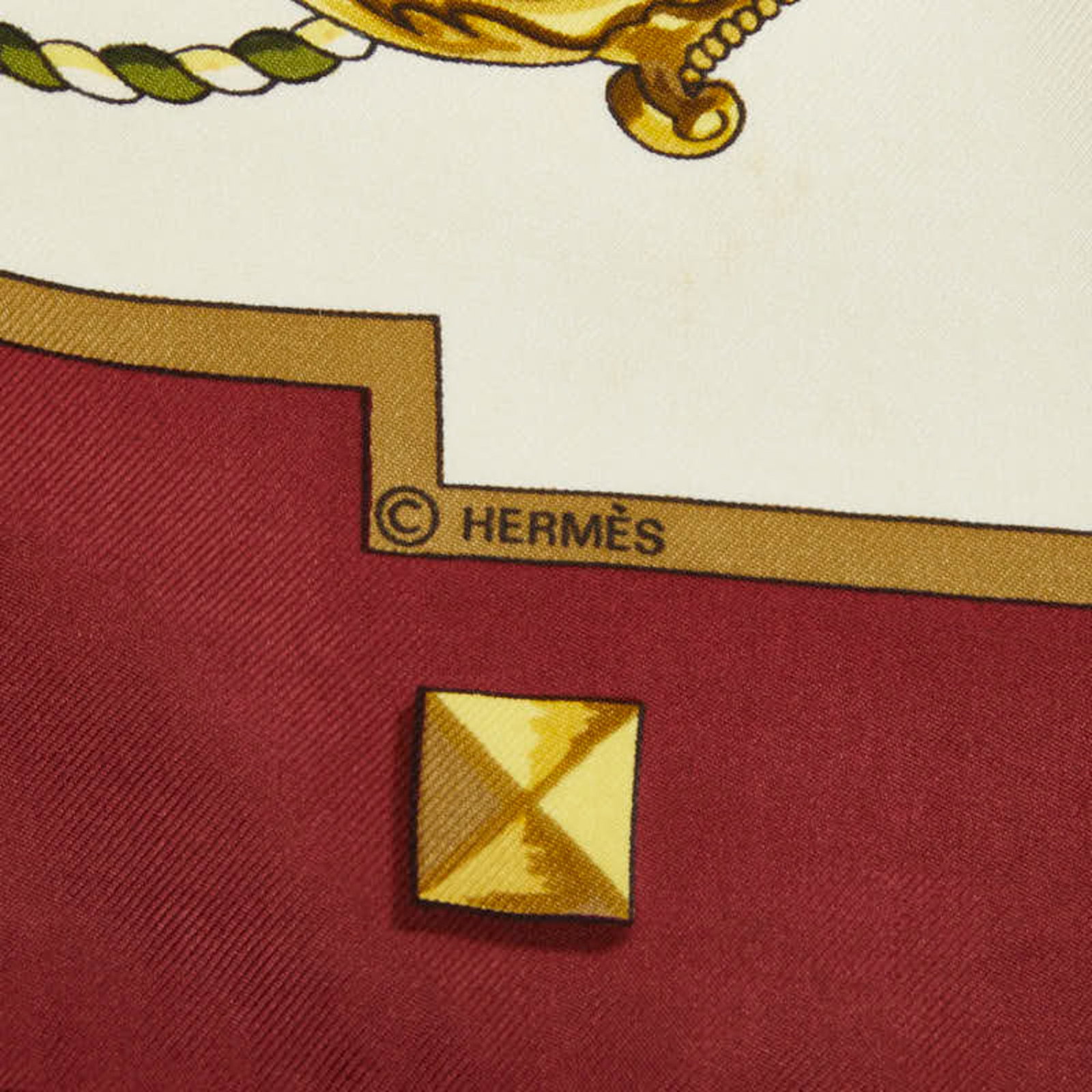 Silk Hermes Scarf - 5