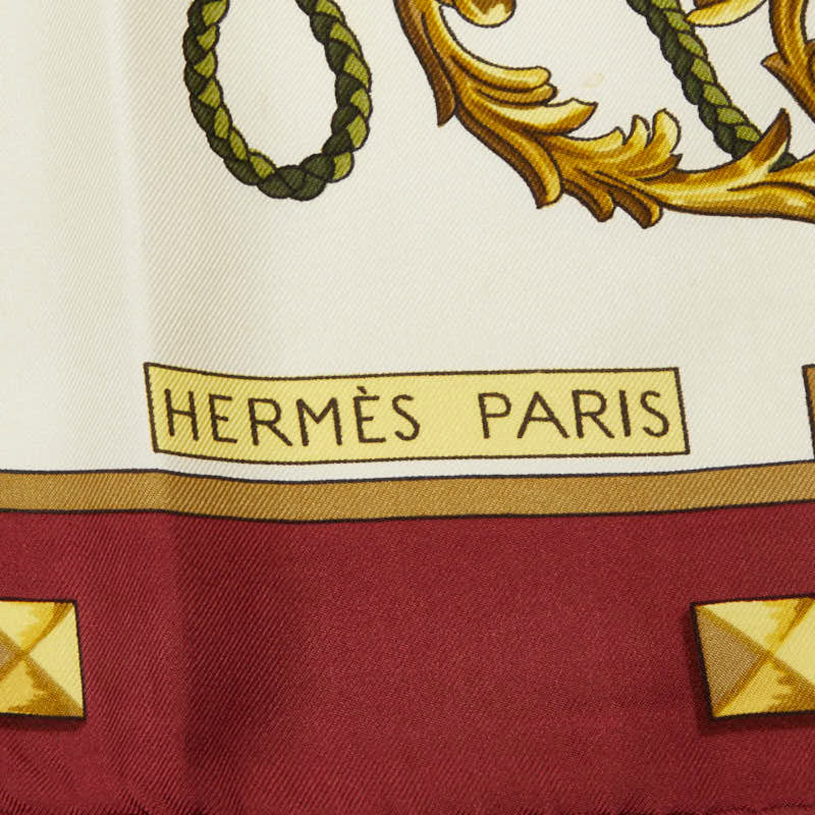 Silk Hermes Scarf - 8