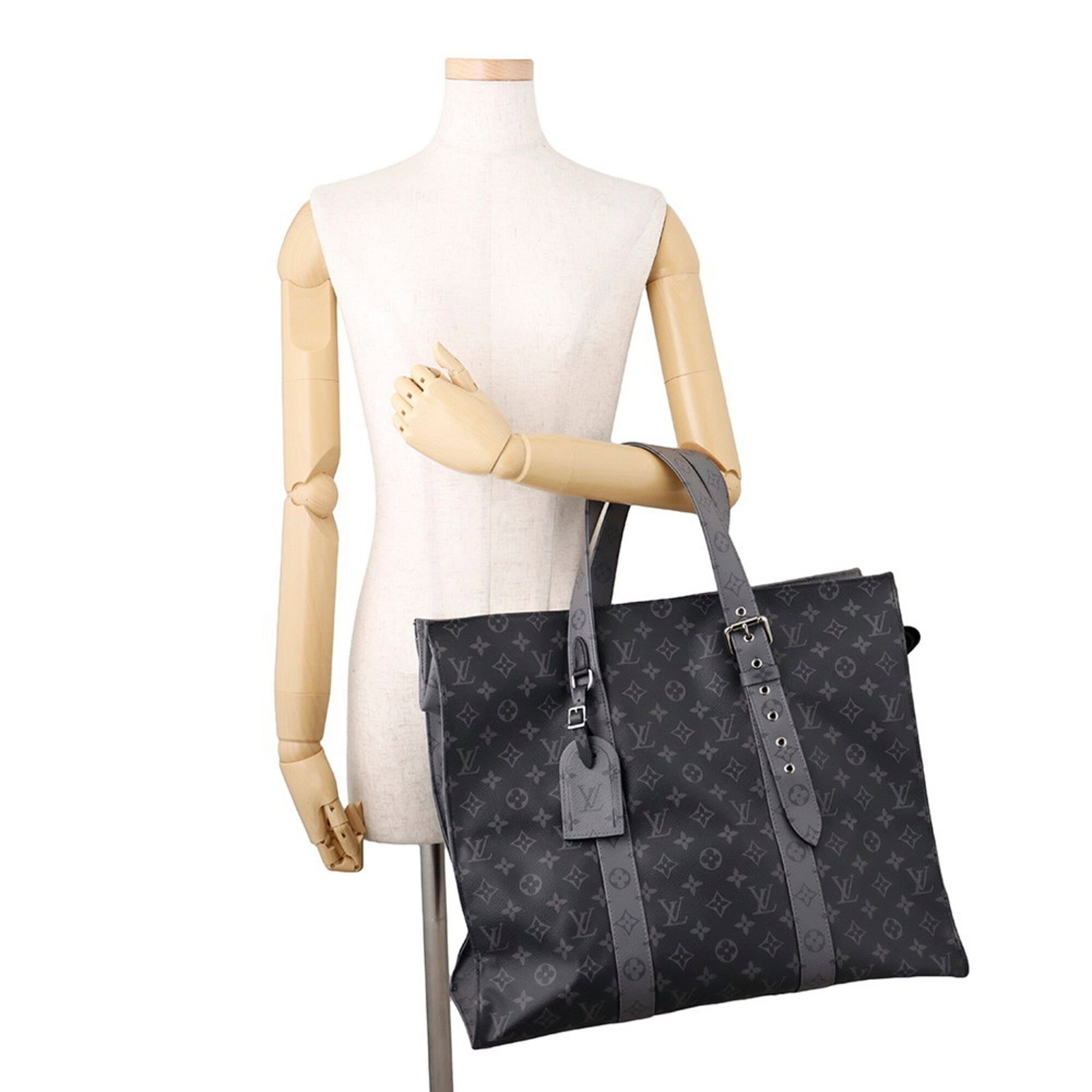 Handbag Louis Vuitton Tote Bag Monogram Eclipse - 4
