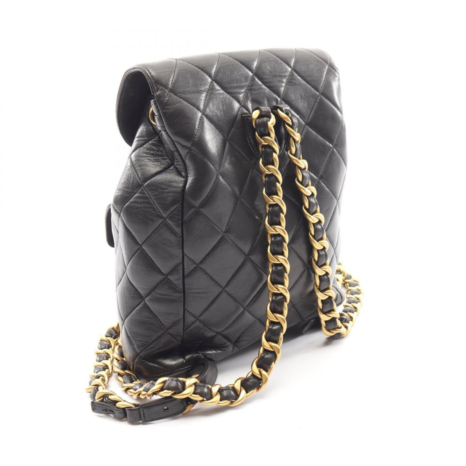 Leather Handbag Backpack Chanel - 2