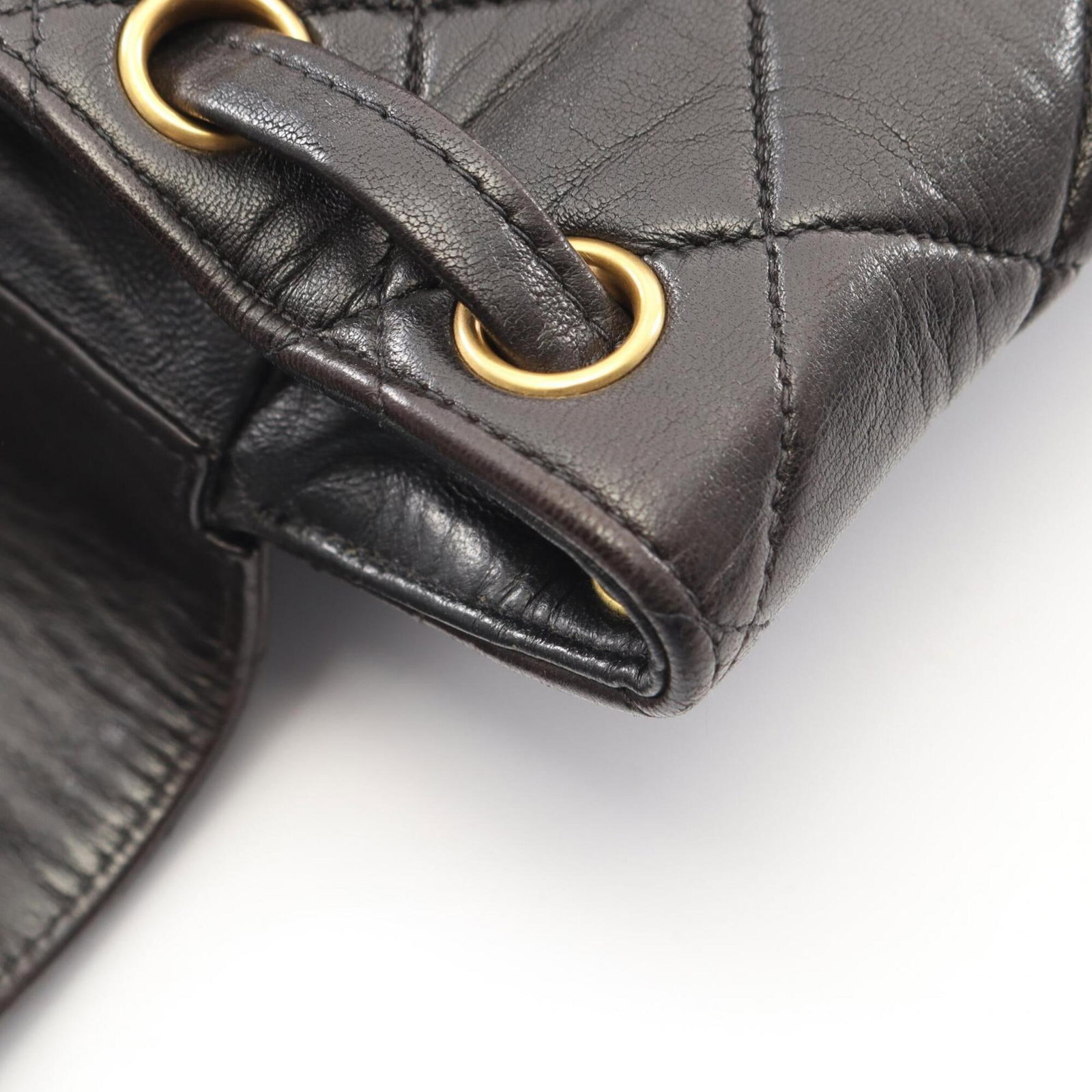 Leather Handbag Backpack Chanel - 7
