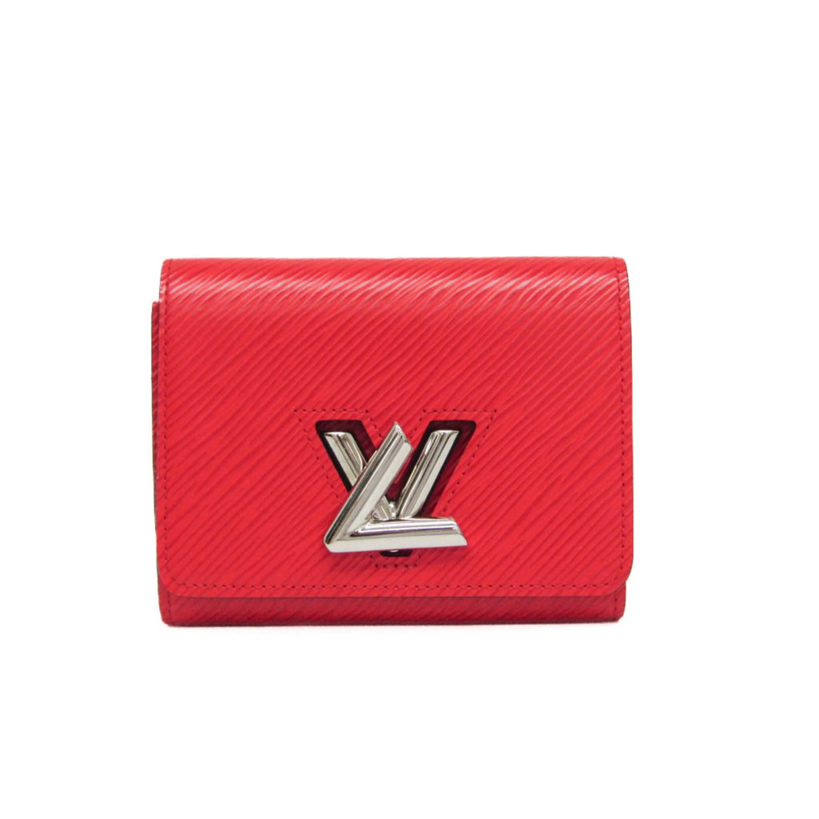Epi Leather Tri-Fold Wallet Louis Vuitton: Epi Leather Tri-Fold Wallet Louis Vuitton The Epi Leather Tri-Fold Wallet Louis Vuitton is a compact and stylish accessory made from high-quality Epi leather. Measuring 9cm x 12cm x 2cm, it features