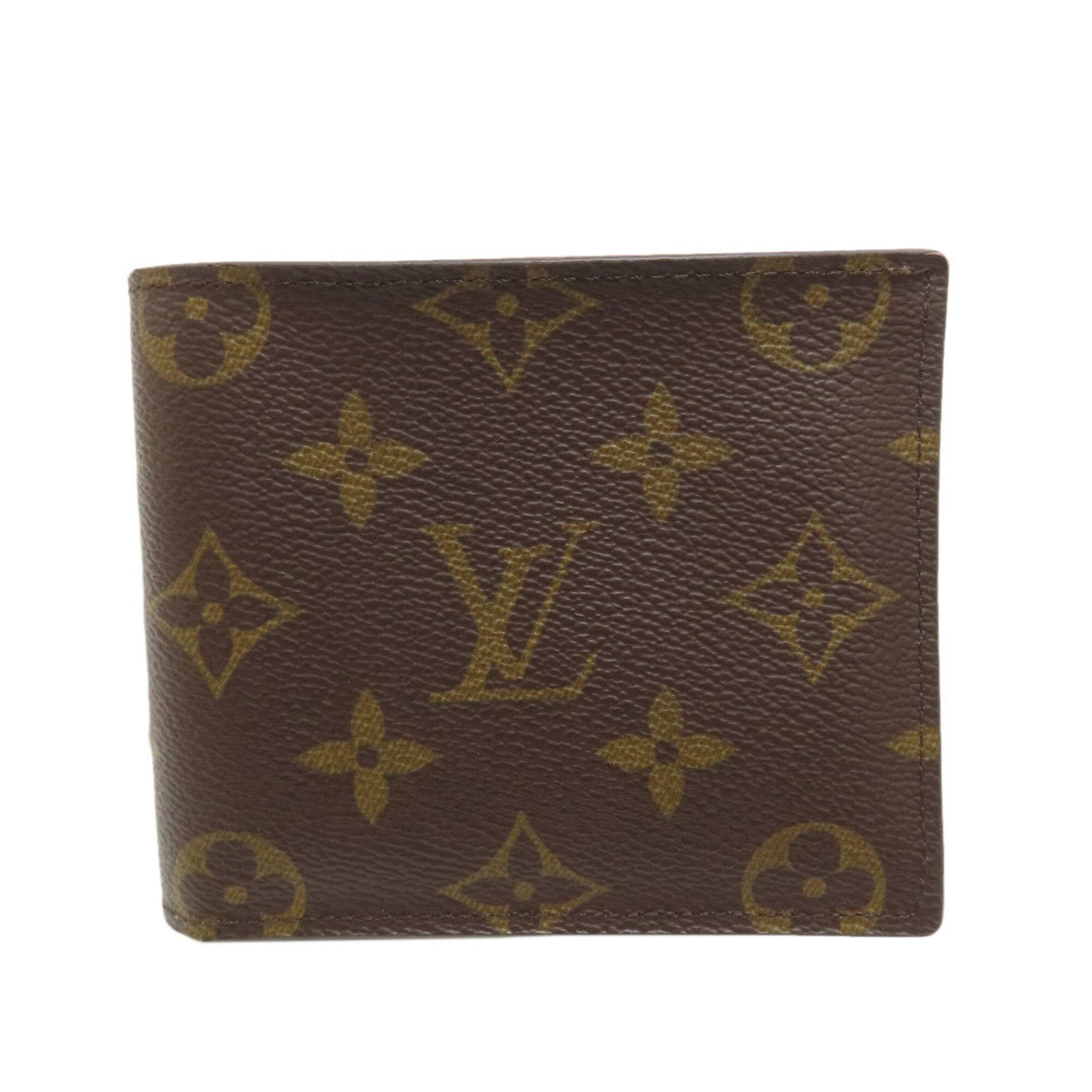 Louis Vuitton Wallet (Bi-Fold) Monogram: Louis Vuitton Wallet (Bi-Fold) Monogram The Louis Vuitton Monogram bi-fold wallet features the iconic brand's signature monogram pattern, a timeless design element that exudes luxury and sophisticatio