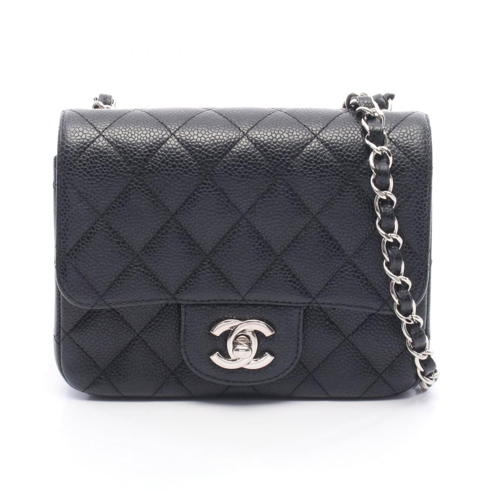 Shoulder Bag Leather Handbag Chanel: Shoulder Bag Leather Handbag Chanel Calfskin leather construction provides a durable and luxurious feel. The classic black color and silver hardware give this shoulder bag a timeless and
