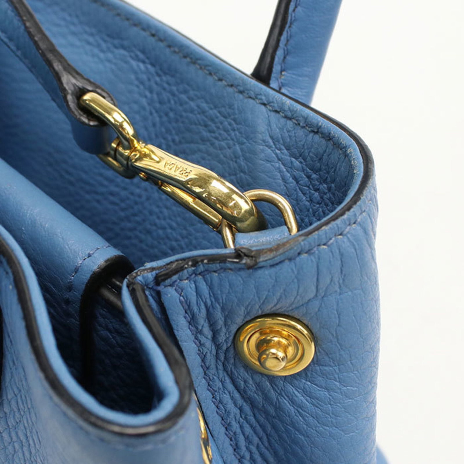 Handbag Leather Prada - 6