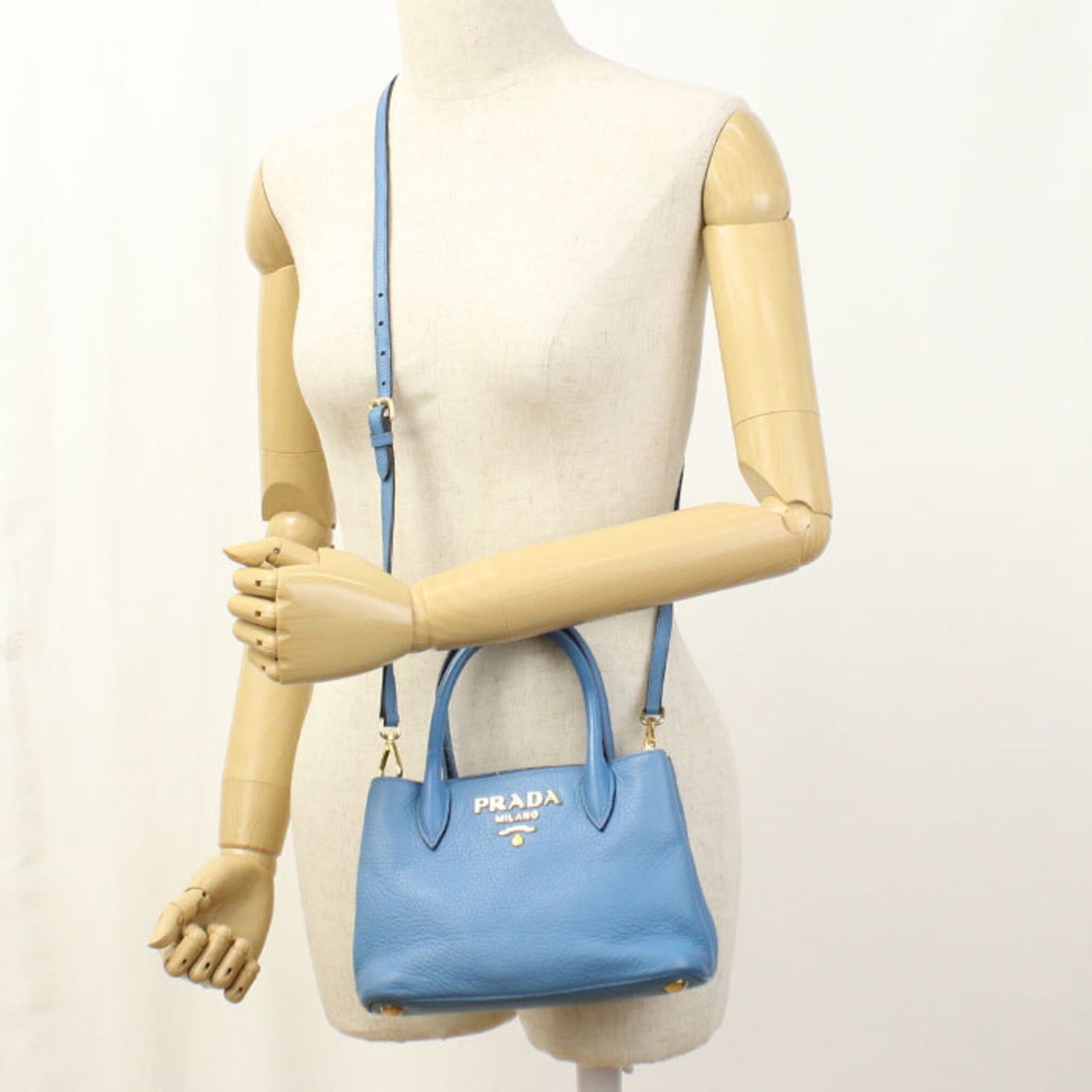Handbag Leather Prada - 8