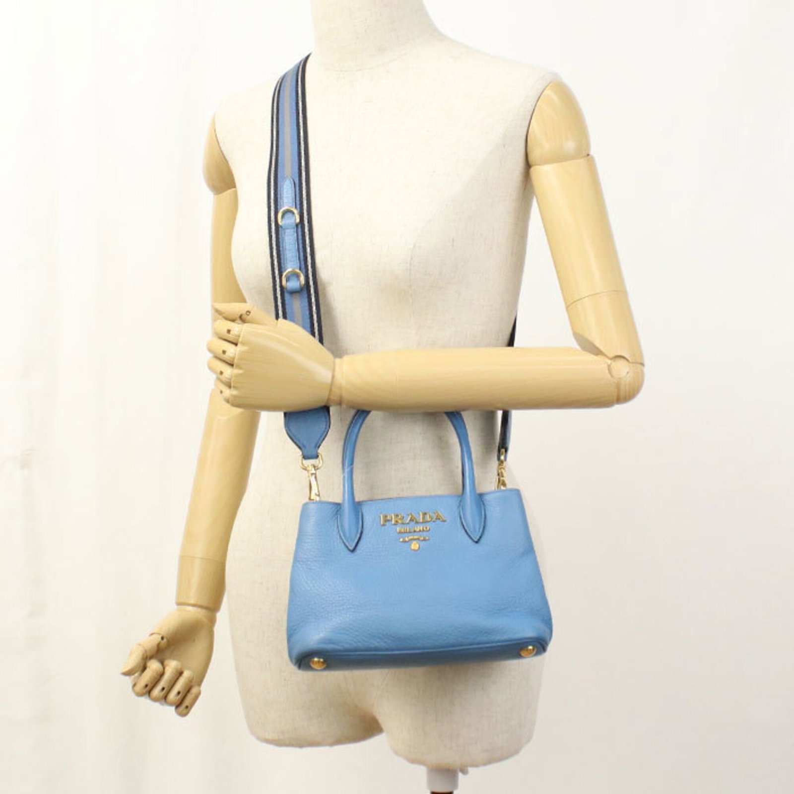 Handbag Leather Prada - 9