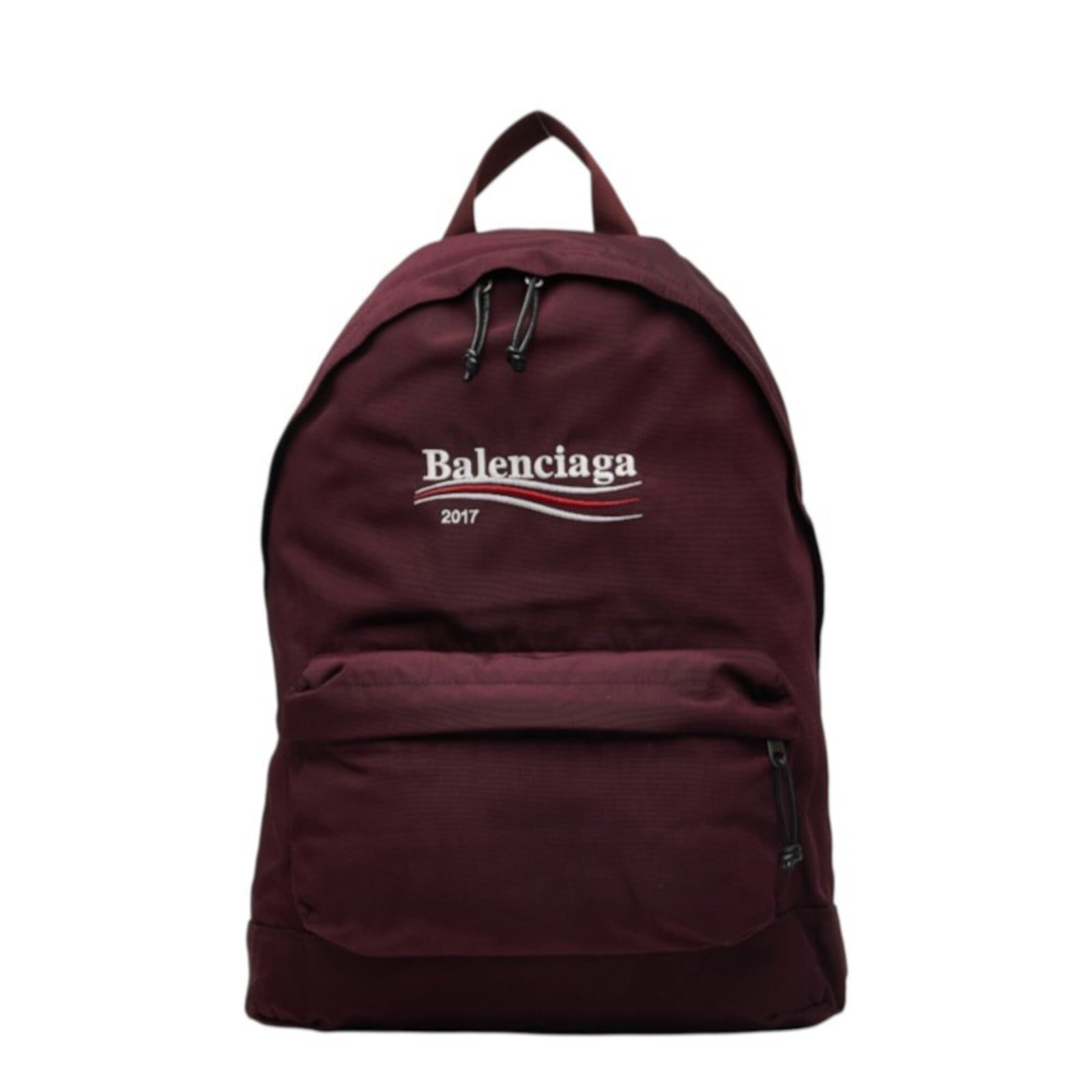 Canvas Backpack Balenciaga: Canvas Backpack Balenciaga Canvas Backpack from Balenciaga, featuring a bold red color and classic design. Made from high-quality canvas material, this stylish backpack measures 45cm x 36cm x 11cm. A 
