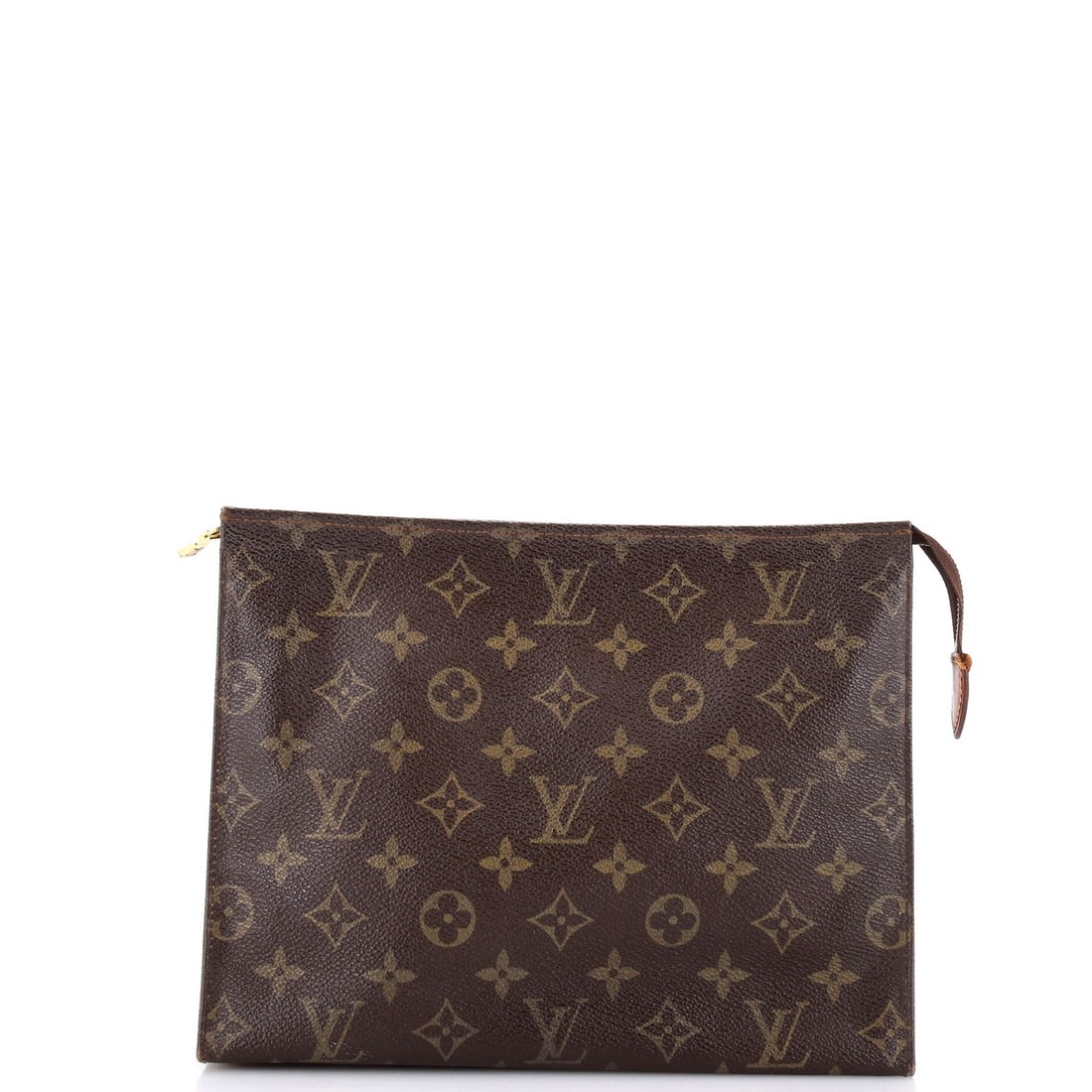 Monogram Canvas Toiletry Pouch Louis Vuitton: Monogram Canvas Toiletry Pouch Louis Vuitton Canvas Toiletry Pouch in Brown Monogram Louis Vuitton. This 26cm Toiletry Pouch features the iconic Monogram Canvas design, with scuffs and edge wear on th