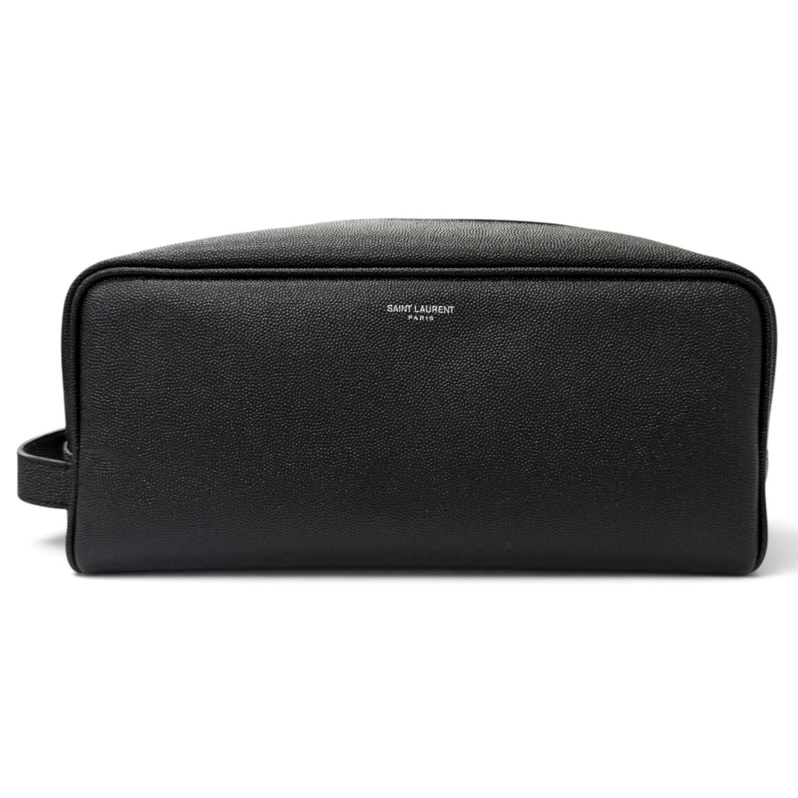 Laurent Clutch Saint Bag: Laurent Clutch Saint Bag The Laurent Clutch Saint Bag is a sleek and sophisticated black clutch, measuring 14cm x 26.5cm x 10cm. Its Italian design and construction make it a stylish accessory for