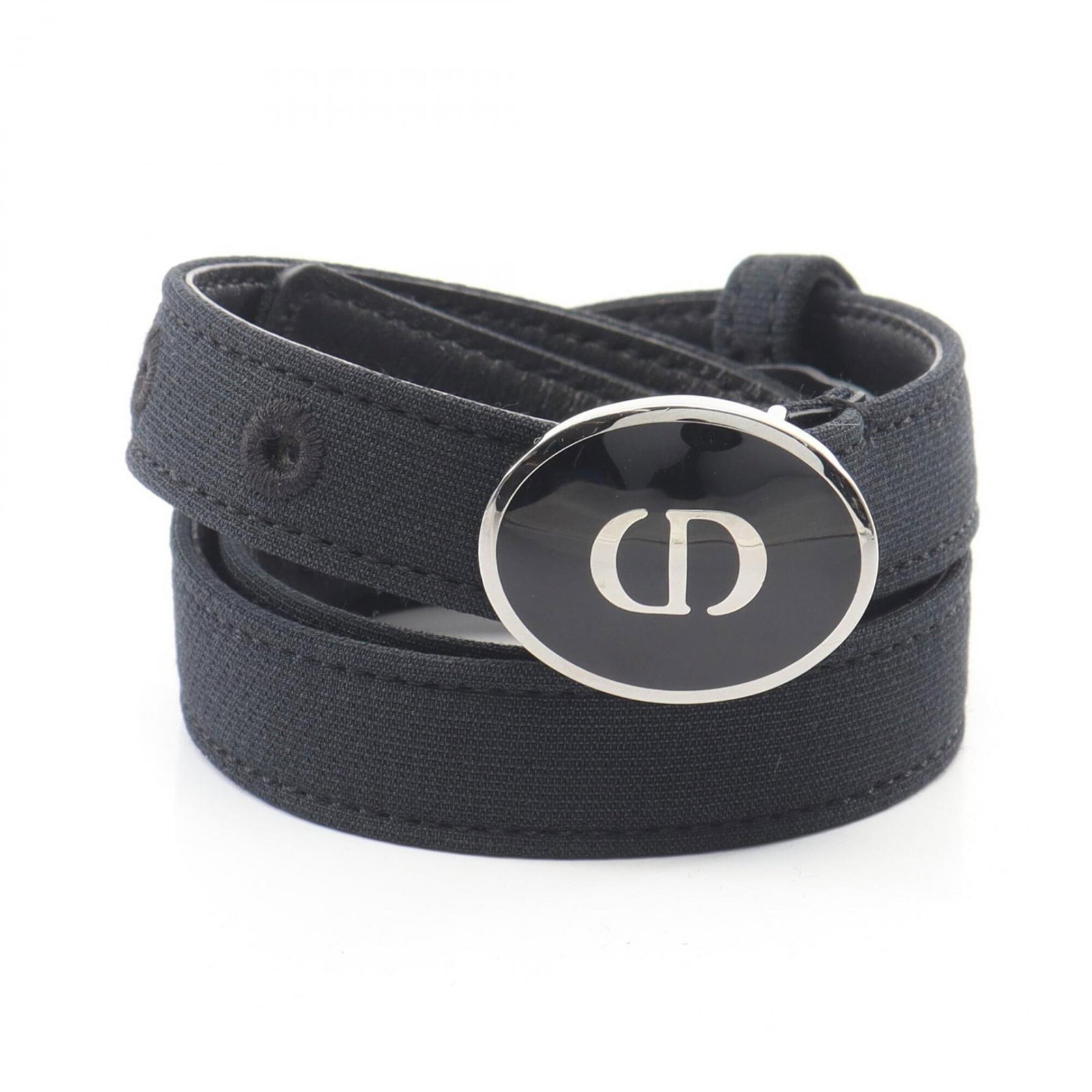 Standard Belt Dior Christian: Standard Belt Dior Christian Standard Belt Dior Christian - A sleek and sophisticated accessory, this black leather belt from Christian Dior features a subtle abrasion embellishment and adjustable