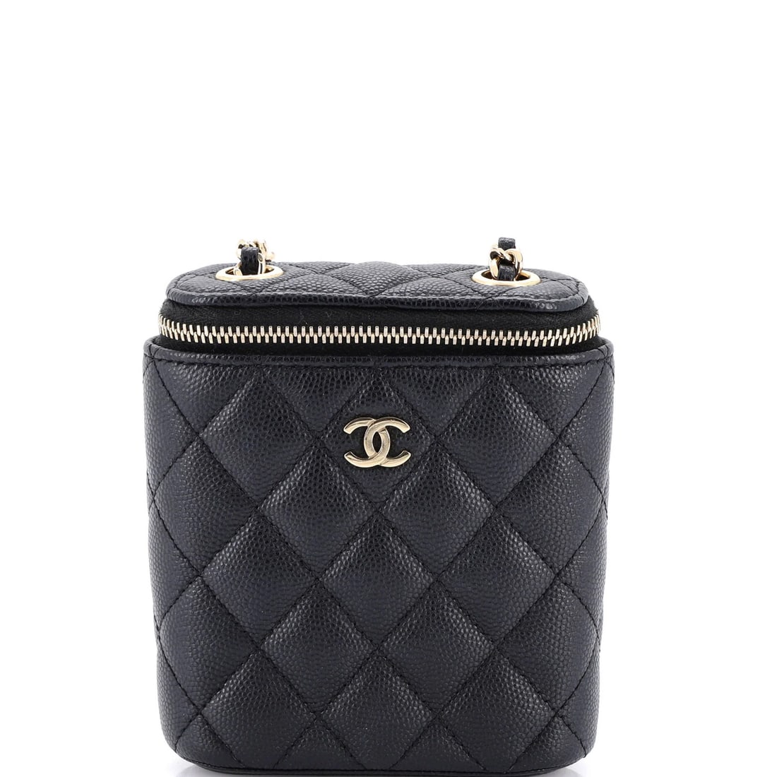 Chanel Classic Vertical Quilted Caviar Mini Case: Chanel Classic Vertical Quilted Caviar Mini Case The Chanel Classic Vertical Quilted Caviar Mini Case is a sleek and sophisticated accessory, featuring a black leather exterior with quilted details an
