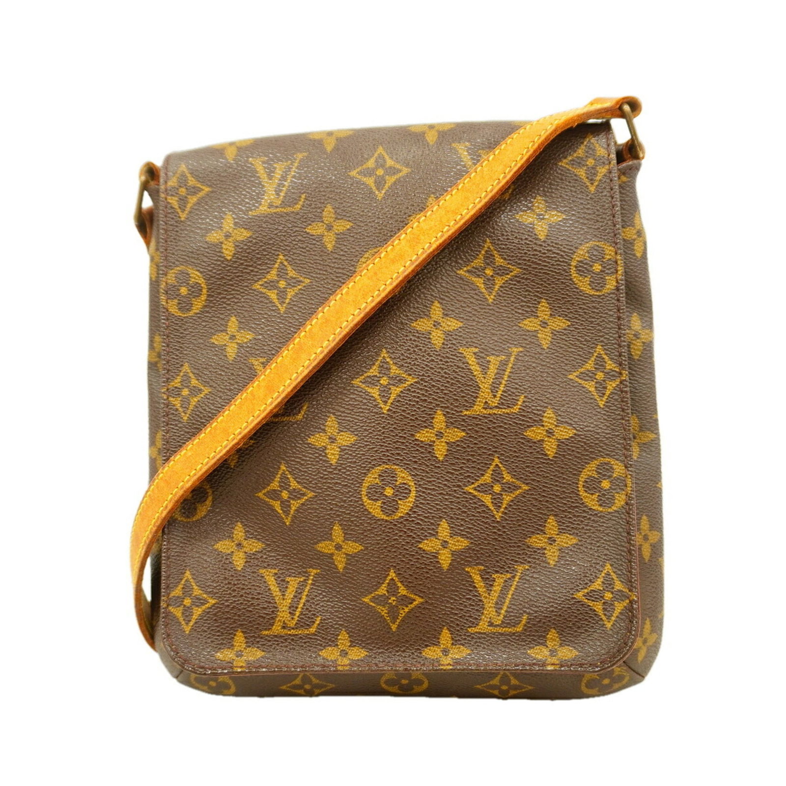 Shoulder Bag by Louis Vuitton: Shoulder Bag by Louis Vuitton Brown Louis Vuitton shoulder bag with dimensions 24cm x 22cm x 9cm. This classic design features a timeless combination of style and functionality. Made with a signature