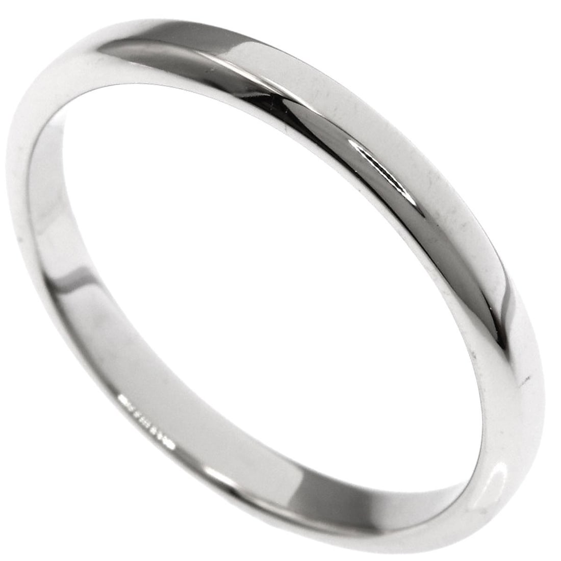 Tendremont Platinum Pt950 #54 Ring Van Cleef Arpels: Tendremont Platinum Pt950 #54 Ring Van Cleef Arpels Tendremont Platinum Pt950 #54 Ring by Van Cleef & Arpels features a striking silver platinum design with no main stone. This elegant ring boasts the