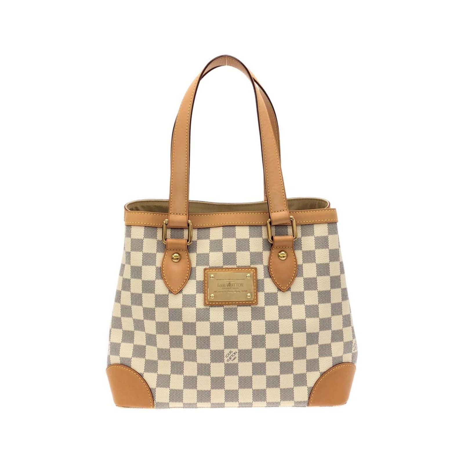 Louis Vuitton Handbag Coated Canvas: Louis Vuitton Handbag Coated Canvas Coated canvas construction provides a durable and stylish finish. The Azur color and gold hardware add a touch of sophistication to this classic Louis Vuitton