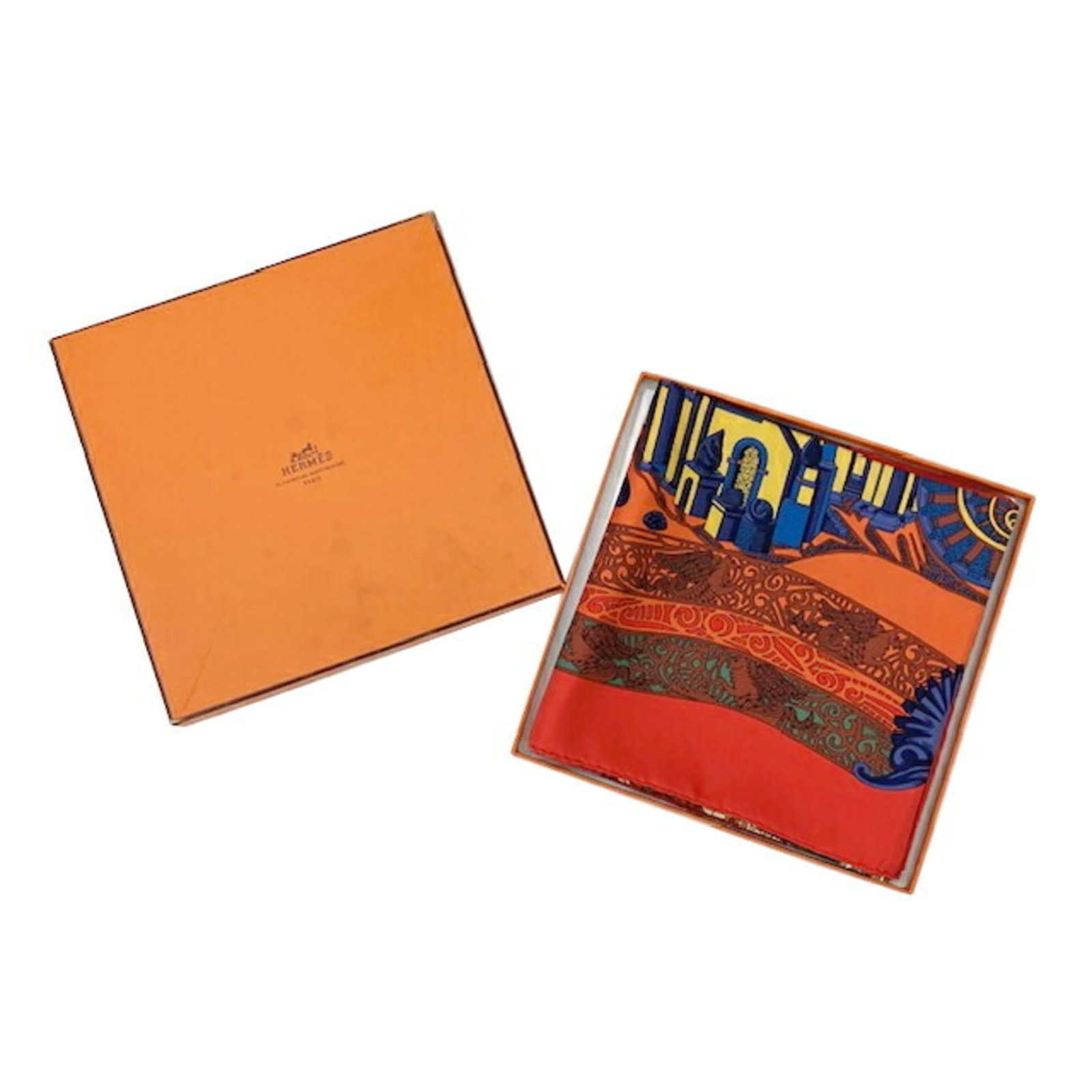 Silk Hermes Scarf - 8