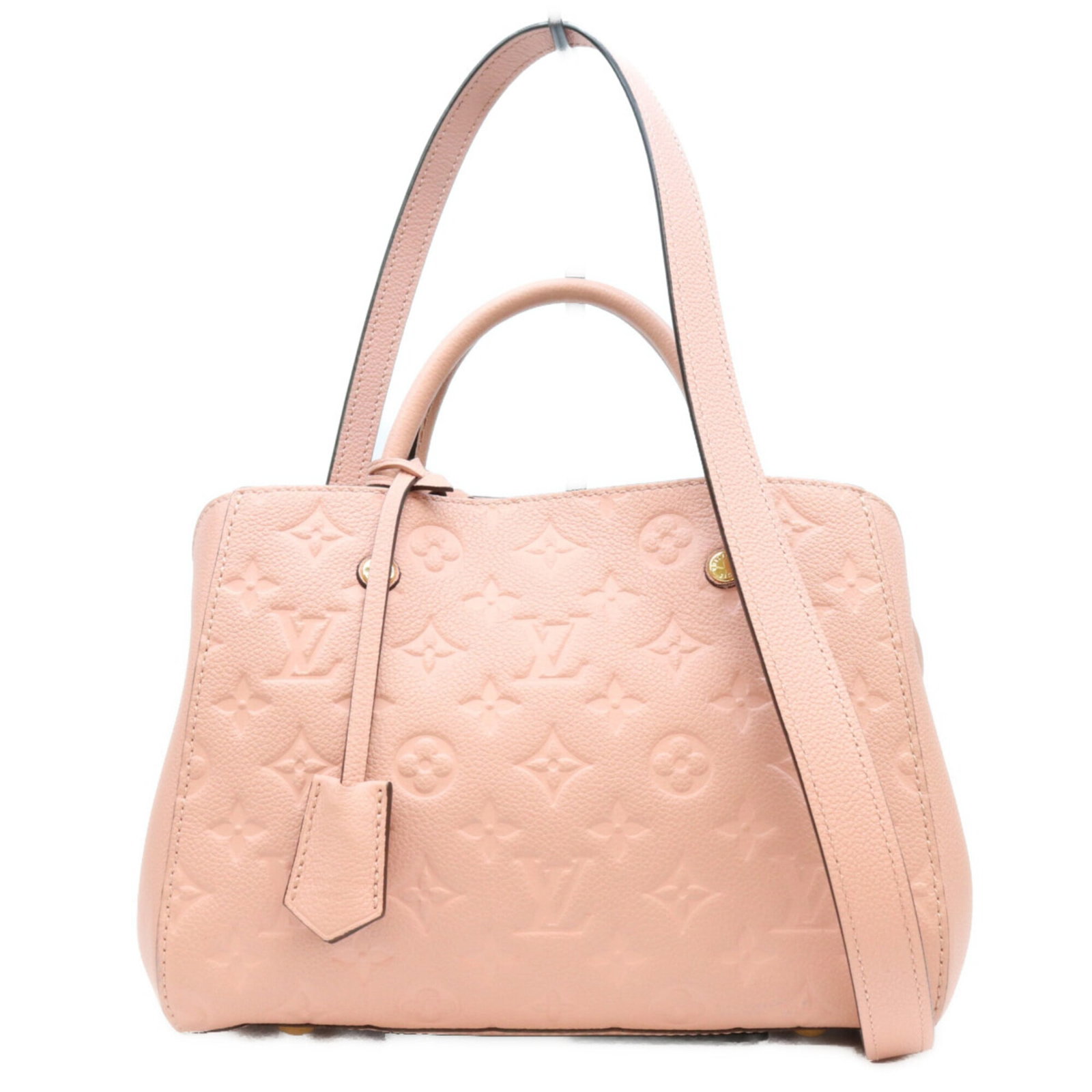 Shoulder Bag Monogram Empreinte Louis Vuitton: Shoulder Bag Monogram Empreinte Louis Vuitton Pink Monogram Empreinte Louis Vuitton Shoulder Bag with gold hardware, measuring 18cm x 28cm x 14cm. This stylish bag features the iconic Empreinte