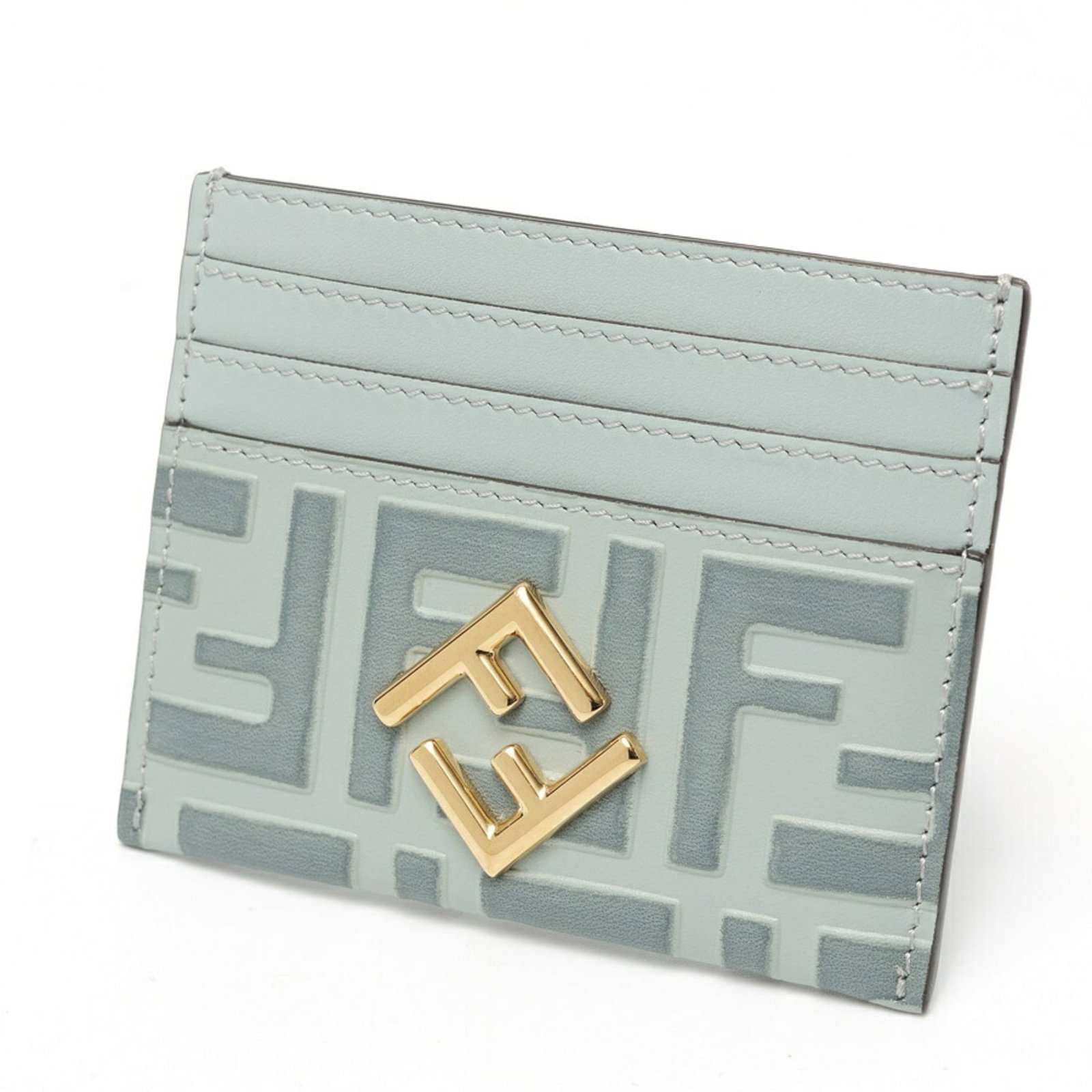 Case Card Leather Fendi: Case Card Leather Fendi The Fendi Country of Origin: Italy, this card case is a stylish accessory made from high-quality leather. The blue and gray color options add a touch of sophistication, while t