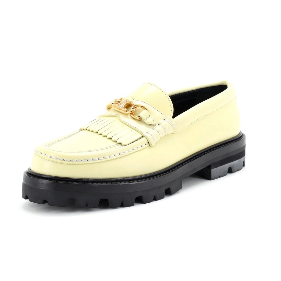 Women's Leather Celine Triomphe Margaret Loafers (1 of 5)