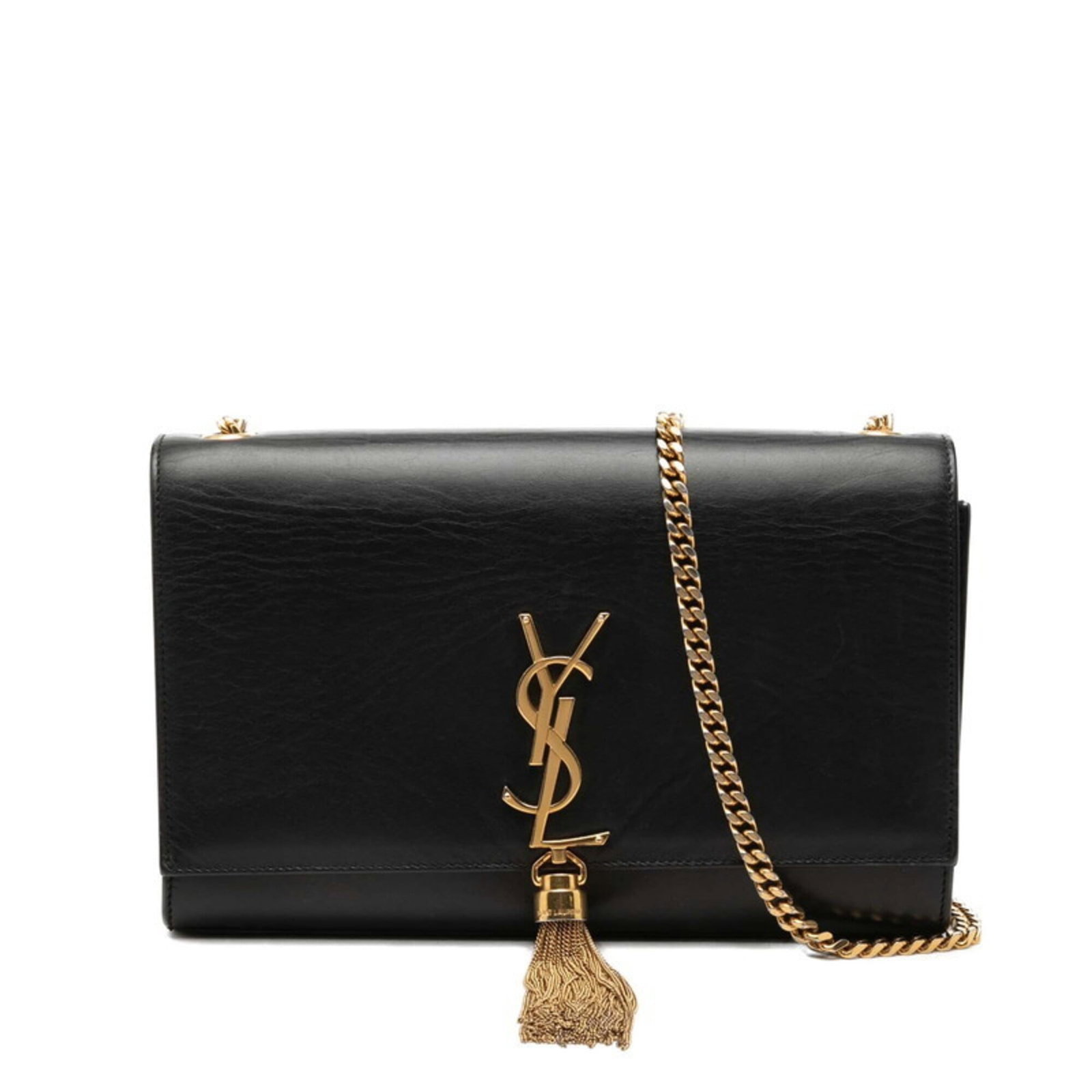 Laurent Saint Bag Leather Shoulder: Laurent Saint Bag Leather Shoulder The Laurent Saint Bag Leather Shoulder is a sleek and sophisticated black leather shoulder bag with a compact size, measuring 15cm x 24cm x 5cm. Its classic design a
