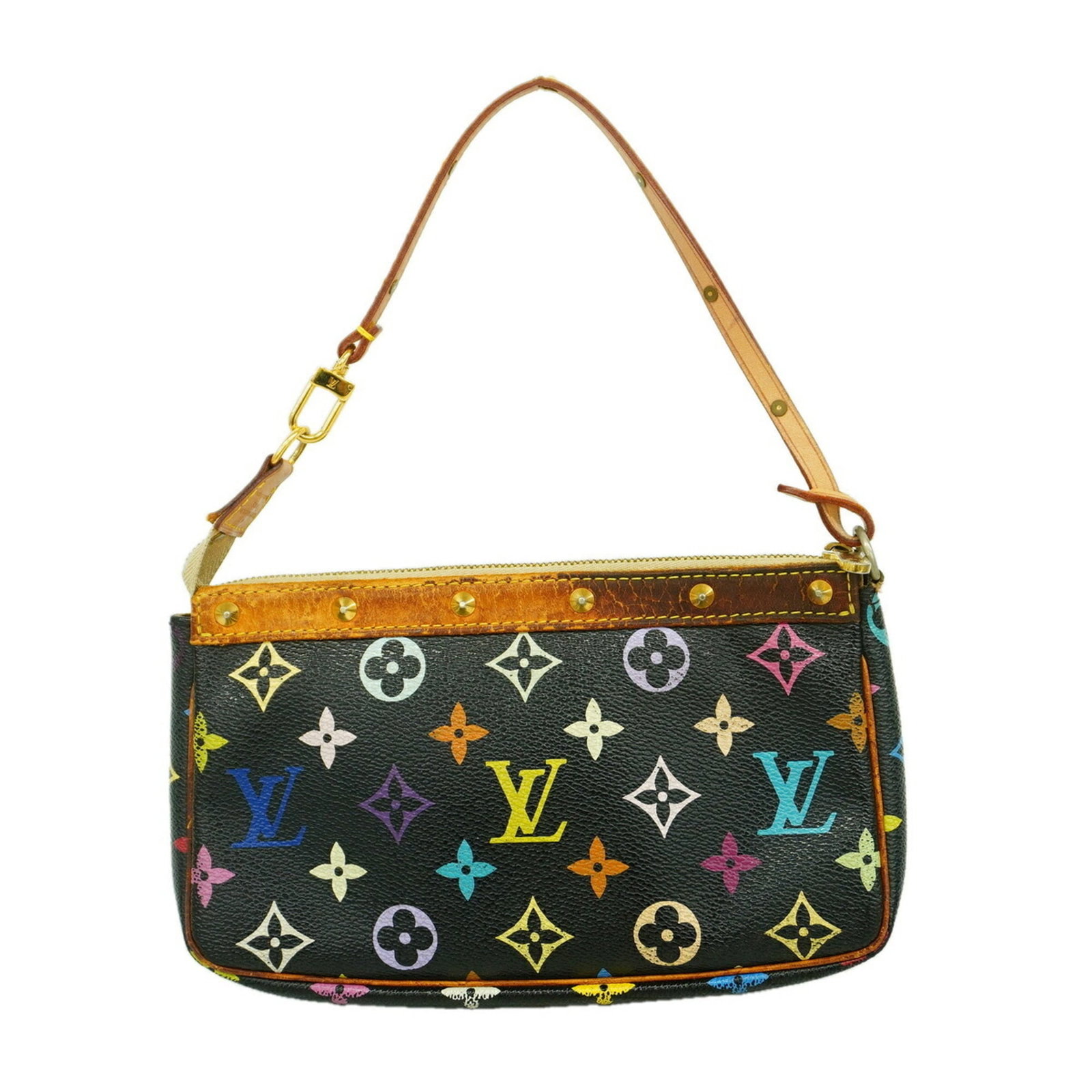 Louis Vuitton Pouch: Louis Vuitton Pouch Louis Vuitton Pouch Noir. The M92648 pouch features a sleek Noir color and measures 13cm x 21cm x 4cm. This stylish accessory is a compact and elegant addition to any handbag colle