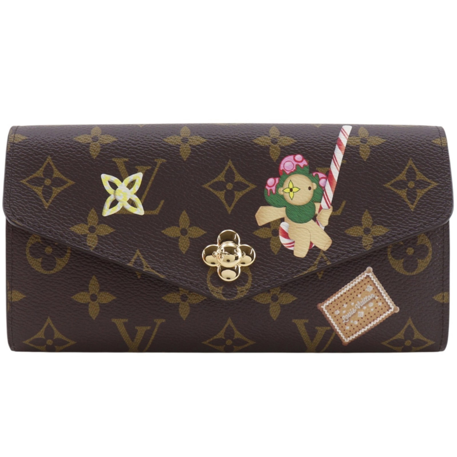 Louis Vuitton Long Wallet (Bi-Fold) Monogram: Louis Vuitton Long Wallet (Bi-Fold) Monogram The Louis Vuitton Long Wallet (Bi-Fold) Monogram boasts a classic design with a timeless Monogram pattern, crafted from rich brown leather. Measuring 10.5c