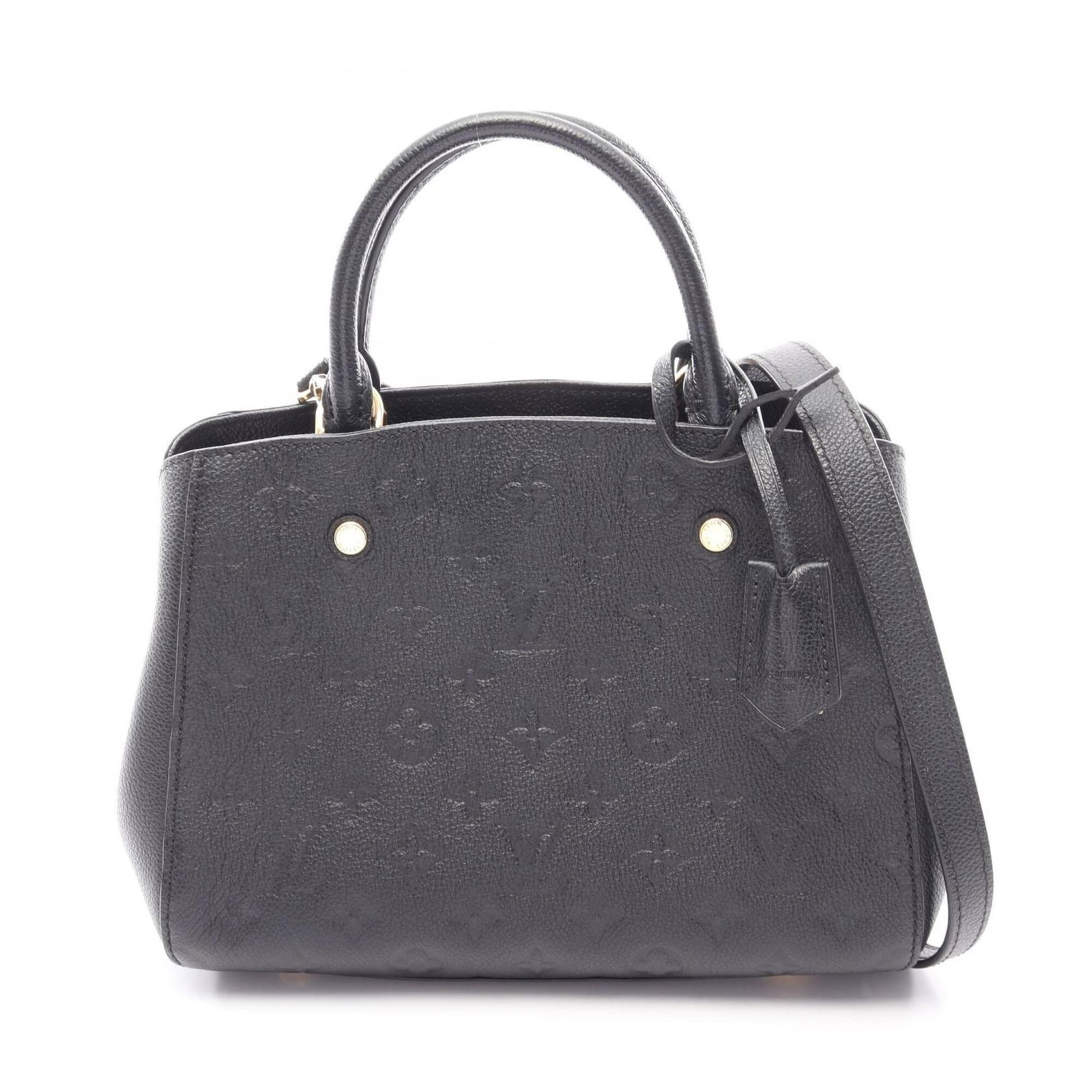 Handbag Louis Vuitton Monogram Empreinte: Handbag Louis Vuitton Monogram Empreinte Black Louis Vuitton Monogram Empreinte handbag with classic design and timeless style. Measuring 19cm x 25cm x 13.5cm, this stylish bag is perfect for everyday