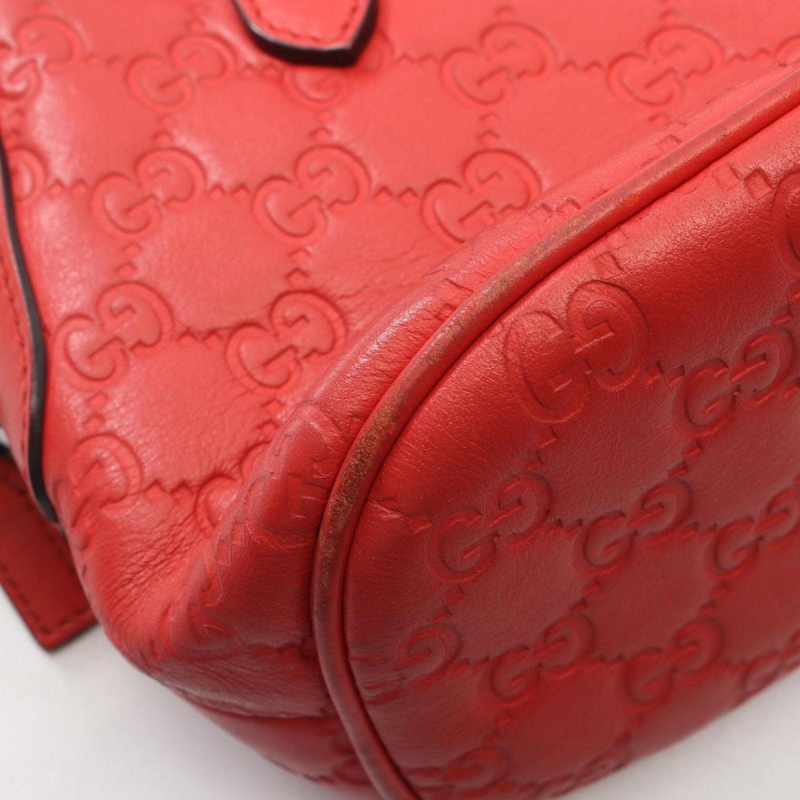 Handbag Leather Gucci - 5