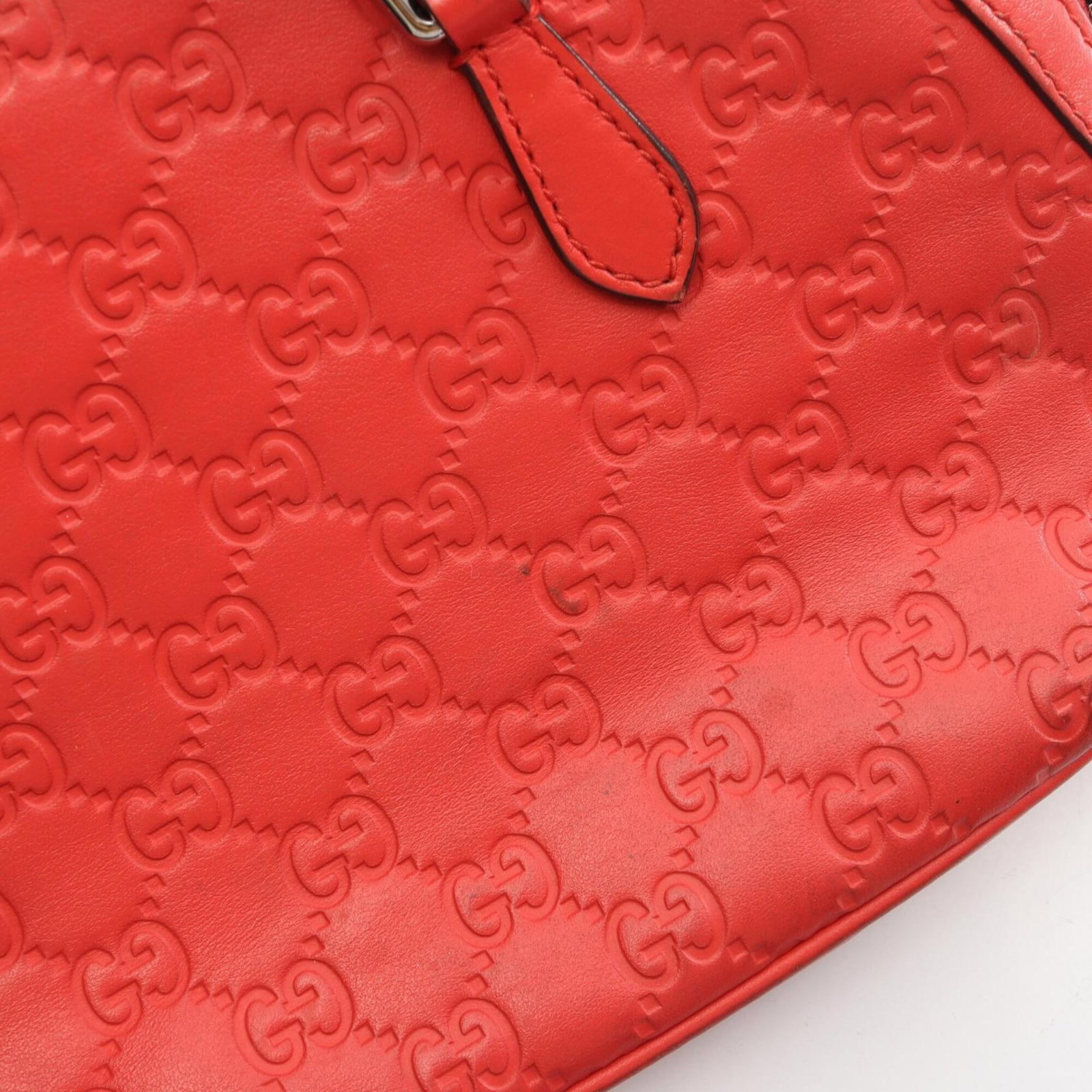 Handbag Leather Gucci - 8