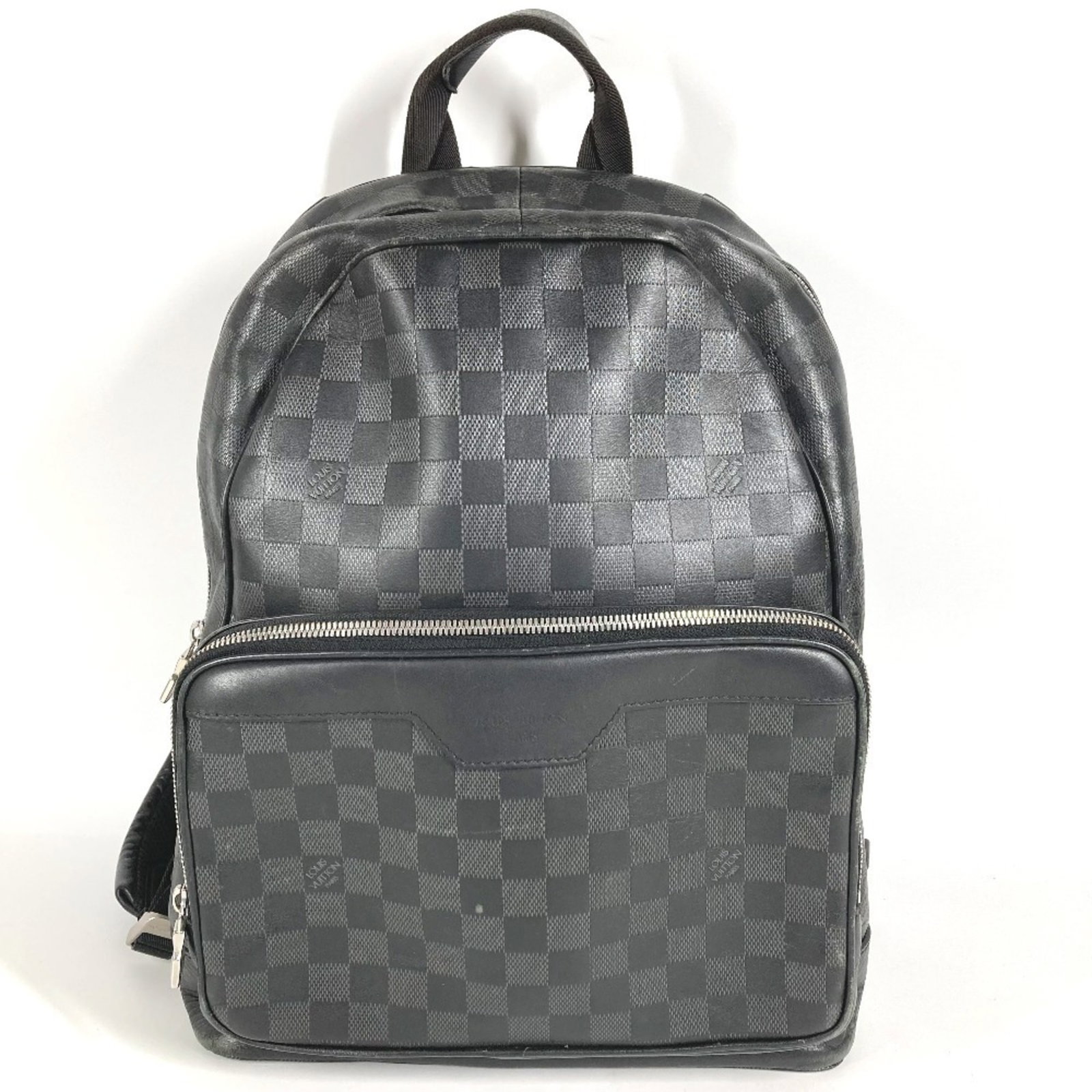 Louis Vuitton Backpack Damier Infini Leather: Louis Vuitton Backpack Damier Infini Leather Black Damier Infini leather backpack from Louis Vuitton, featuring the iconic N40306 design. This stylish and functional backpack measures 35.5cm x 29.5cm 
