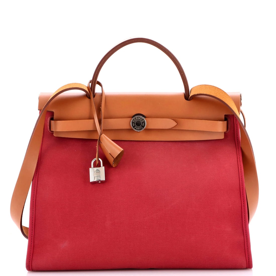 Herbag Hermes Leather Toile 31 Zip (1 of 8)