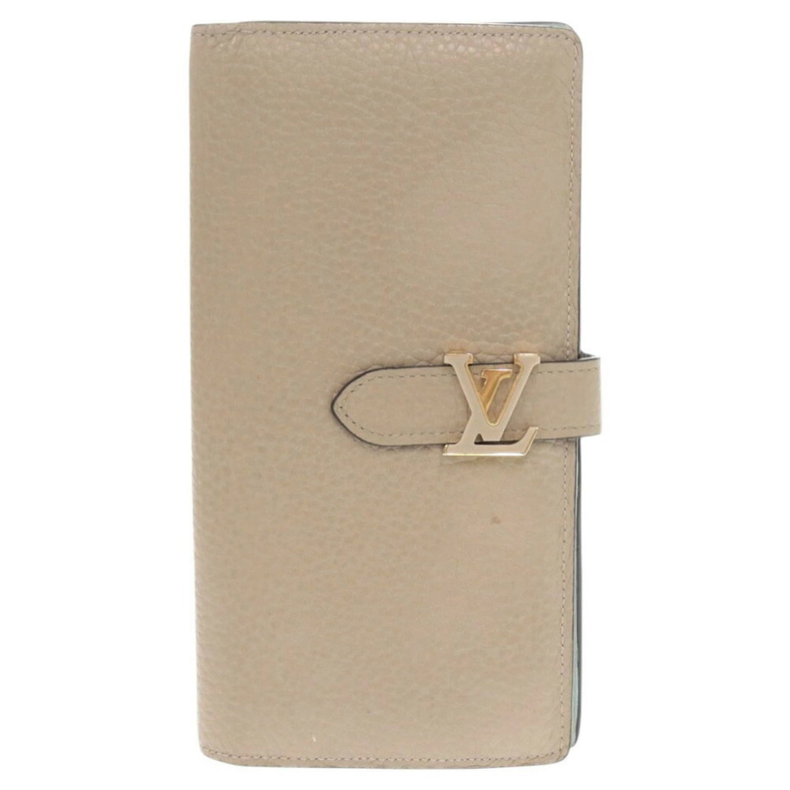 Leather Wallet Bi Fold Louis Vuitton: Leather Wallet Bi Fold Louis Vuitton Taurillon leather construction adds a touch of sophistication to this bi-fold long wallet from Louis Vuitton, featuring a classic design that exudes luxury. The
