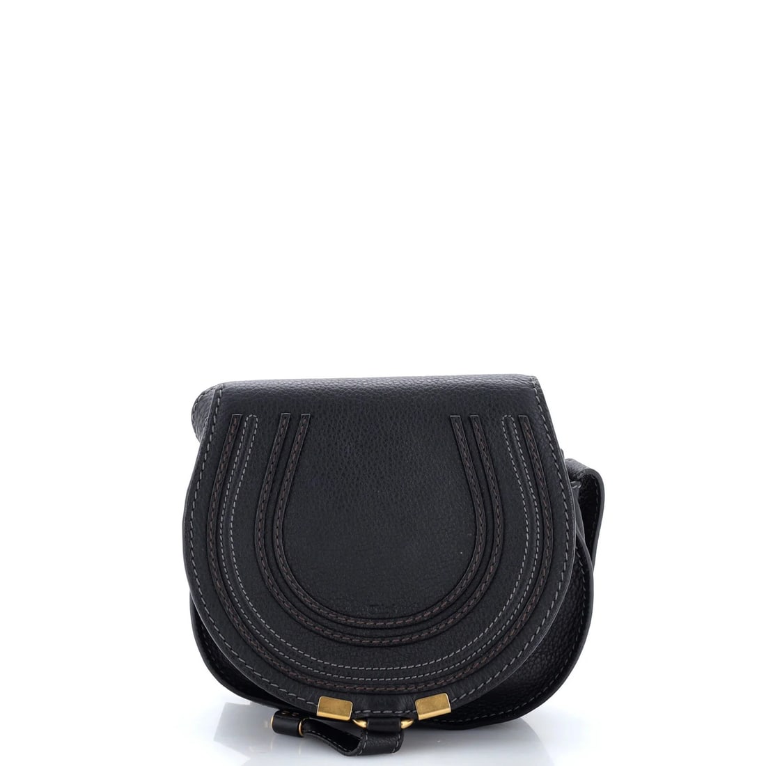 Chloe Marcie Crossbody Bag Leather Mini: Chloe Marcie Crossbody Bag Leather Mini Chloe Marcie Crossbody Bag Leather Mini in a beautiful blue exterior, featuring a classic cross-body design with a 6.5" height and 7" width. The bag's exterior 