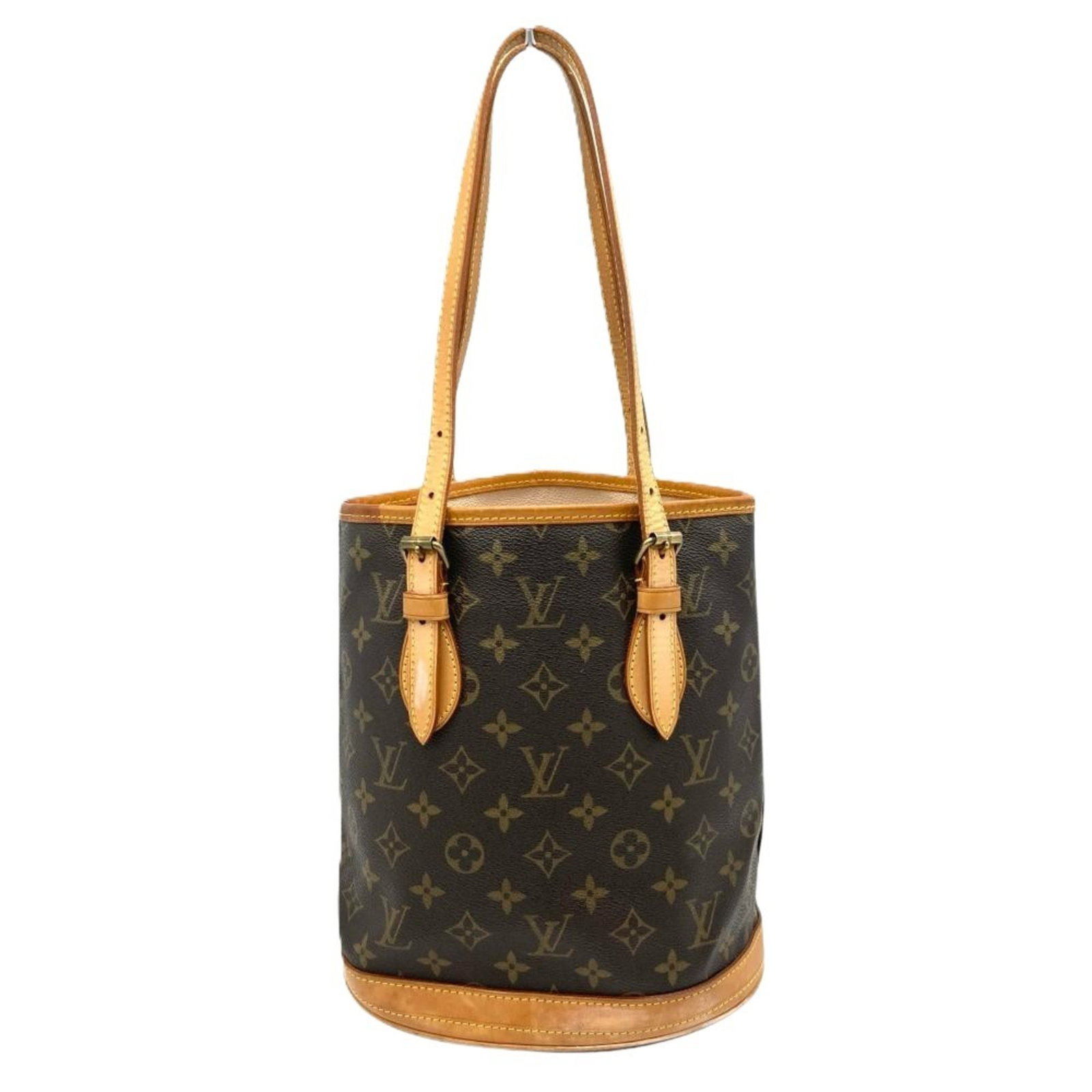 Louis Vuitton Canvas Monogram Tote Bag: Louis Vuitton Canvas Monogram Tote Bag Canvas Monogram Tote Bag in Brown. This Louis Vuitton tote bag features the iconic monogram canvas design in a rich brown color. Measuring 26cm x 23cm x 16cm,