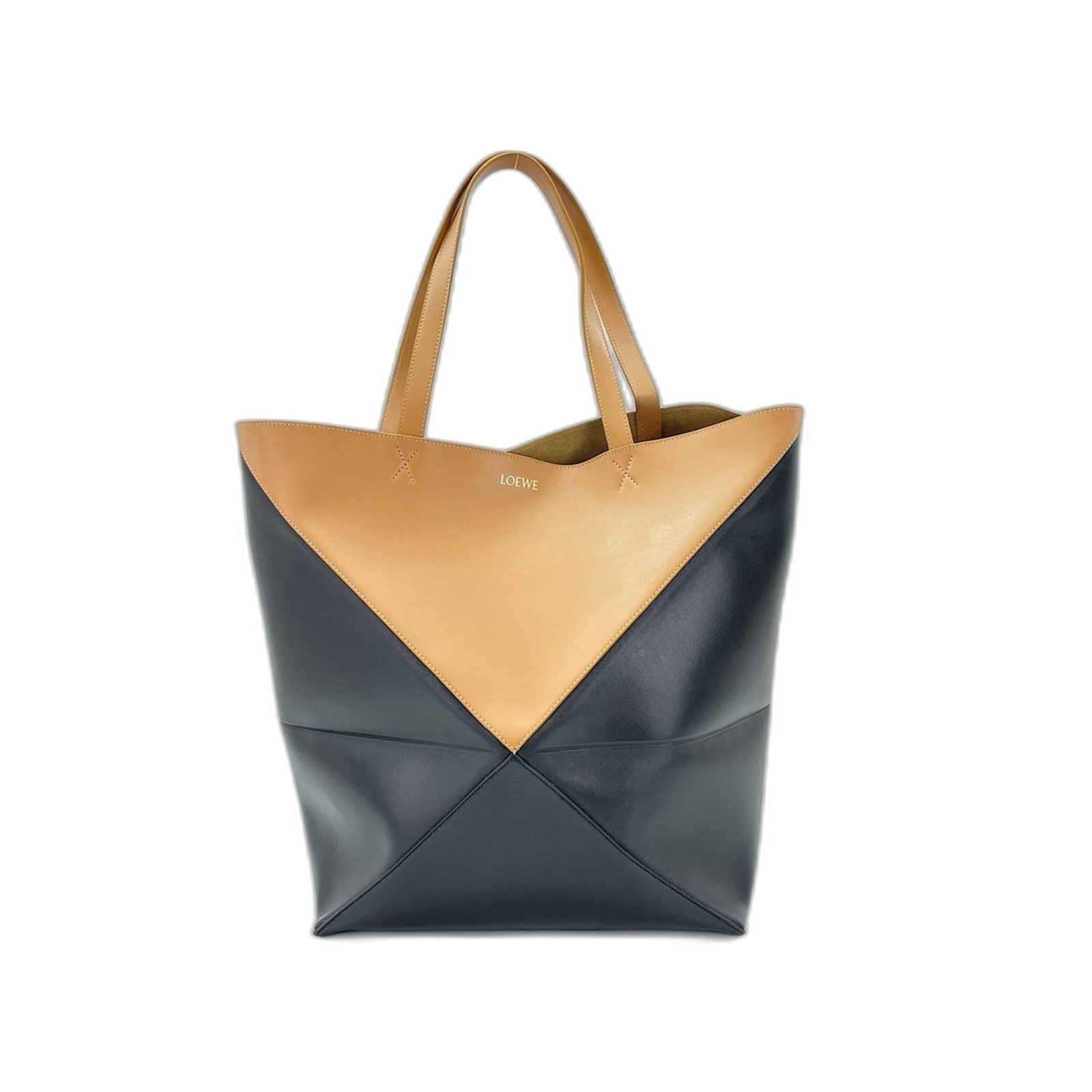 Tote Bag by Loewe: Tote Bag by Loewe Item Specifics: Brand: Loewe Line: Puzzle Type: Tote bag Color: Brown Gender: Women Size (HxWxD): 39cm x 33cm x 18cm / 15.35'' x 12.99'' x 7.08'' Strap Length: 55cm / 21.65'' Serial