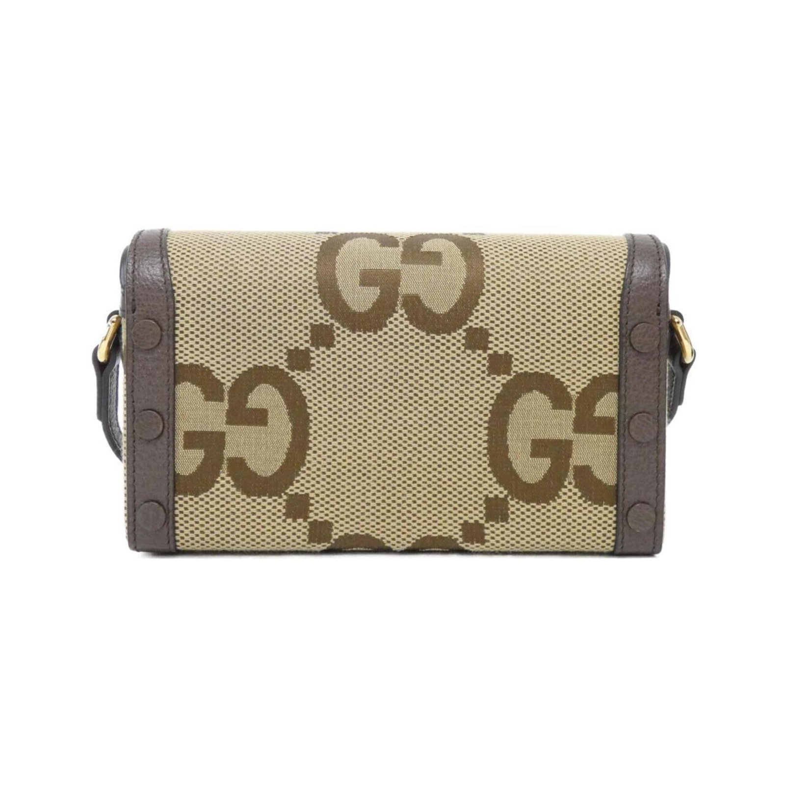 Canvas Leather Gg Gucci Bag Shoulder - 2