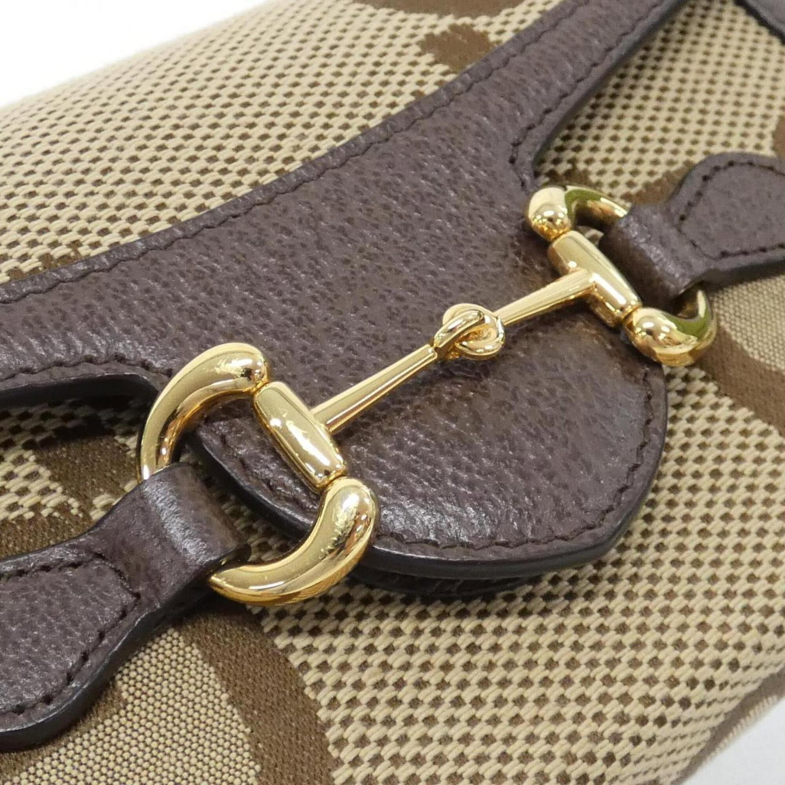 Canvas Leather Gg Gucci Bag Shoulder - 4