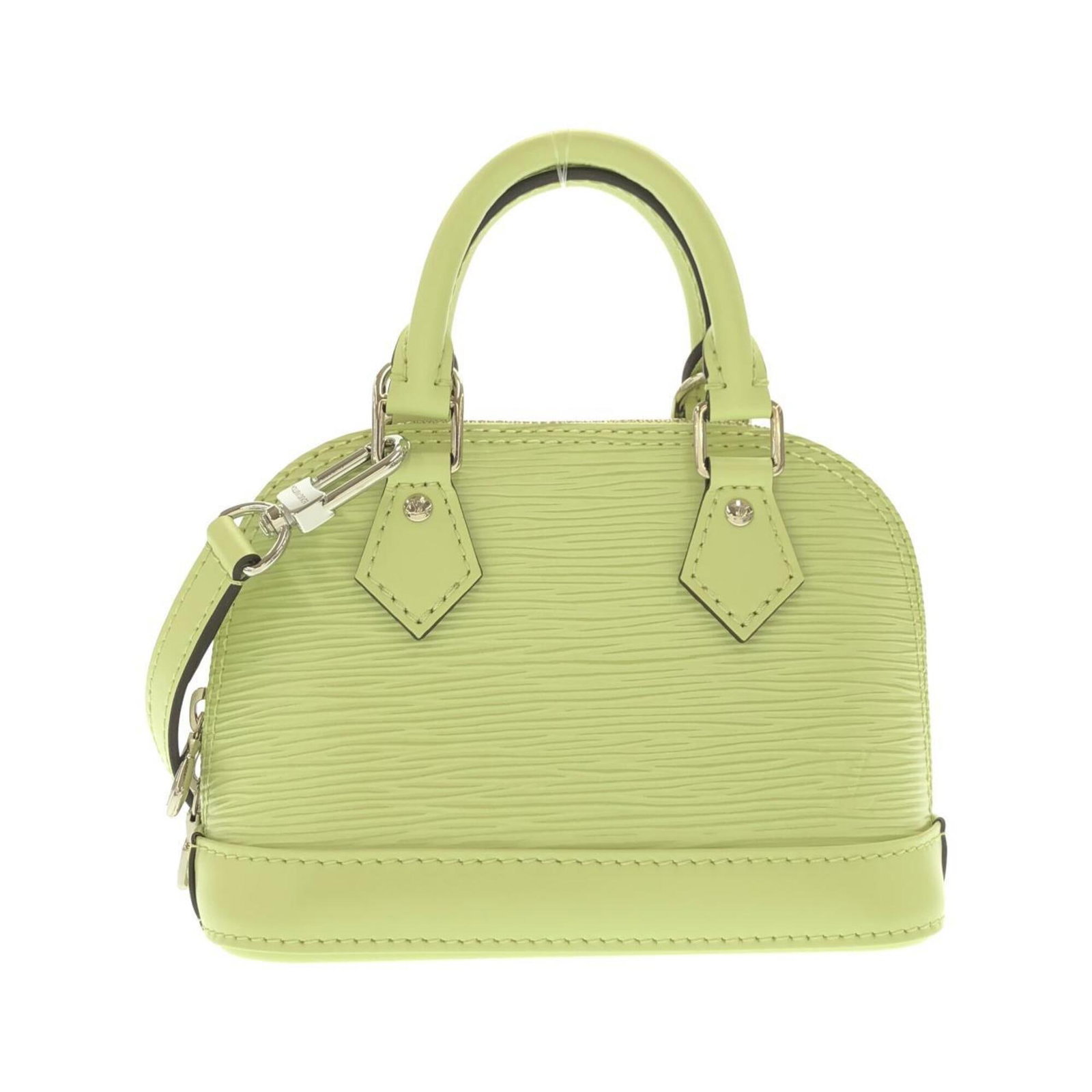 Handbag Leather Louis Vuitton: Handbag Leather Louis Vuitton The Louis Vuitton MPN M82403 Handbag boasts a striking green color, beautifully complemented by silver hardware, showcasing the iconic brand's signature style. Made from