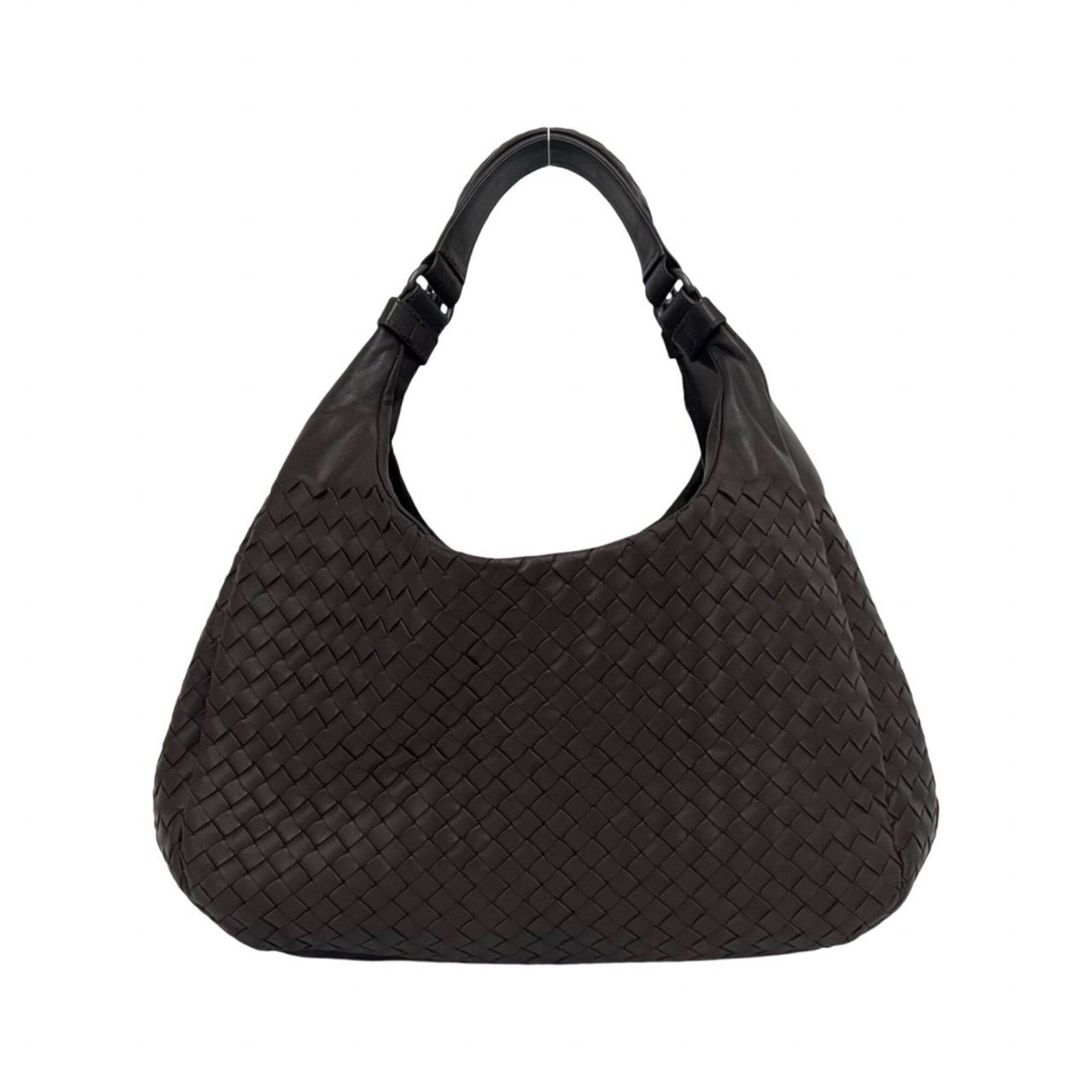 Veneta Leather Handbag Bag Shoulder: Veneta Leather Handbag Bag Shoulder Bottega Veneta's Veneta Leather Handbag is a timeless shoulder bag with a rich brown leather exterior, measuring 18cm x 33cm x 15cm. The bag's classic design and