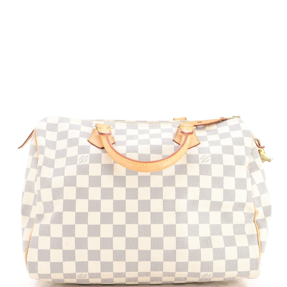 Vuitton Damier Handbag Speedy Louis 35: Vuitton Damier Handbag Speedy Louis 35 Item Specifics: Brand: Louis Vuitton Exterior Material: Canvas Coated Style: Top Handle Exterior Color: White Size: 35 Model: Speedy Handbag Damier 35 Exterior