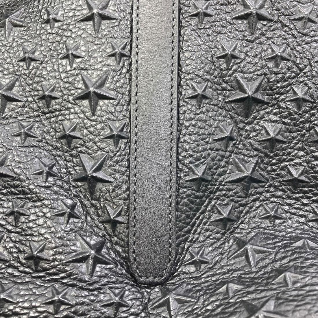 Jimmy Choo Leopard Pattern Embossed Leather Tote - 9