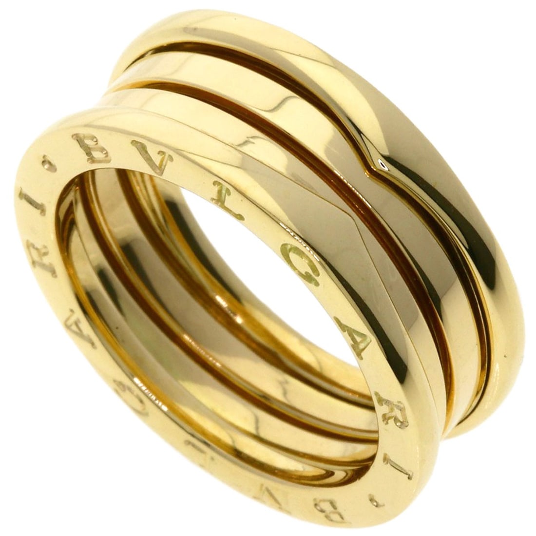 Bvlgari B.Zero1 2 Band #58 Ring K18 Yellow Gold: Bvlgari B.Zero1 2 Band #58 Ring K18 Yellow Gold K18 Yellow Gold BVLGARI B.Zero1 2 Band #58 Ring is a stunning piece of jewelry featuring 18k gold metal with a signature from the artist. This ring show